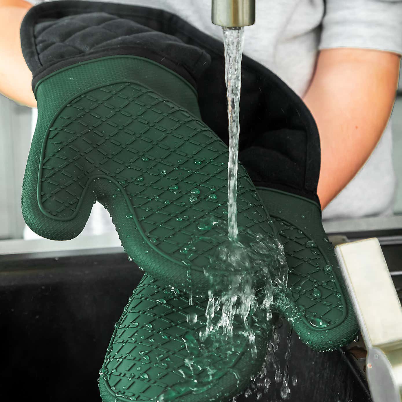 MasterClass Silicone Double Oven Glove