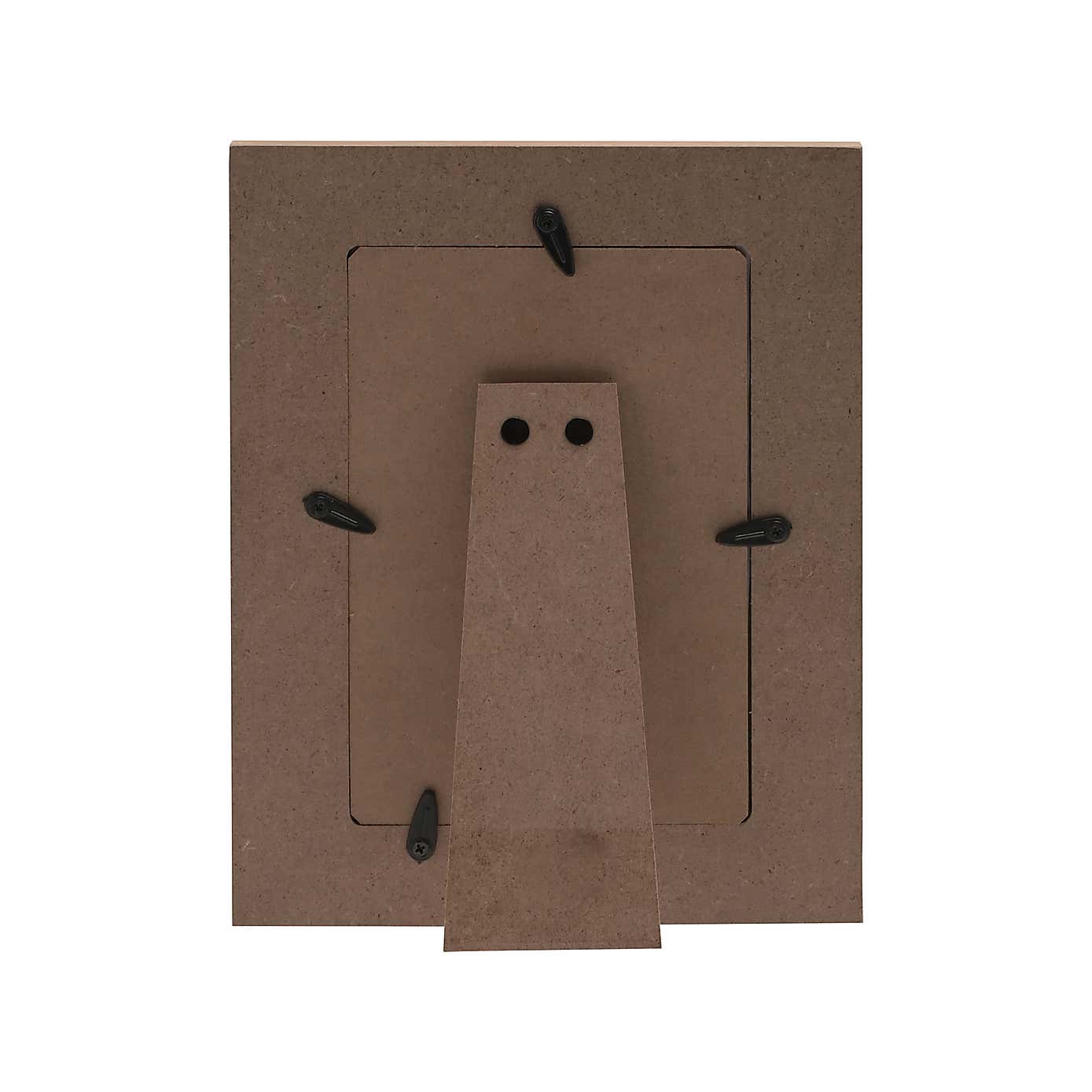 Love Story Rustic Photo Frame with Heart & Leaves