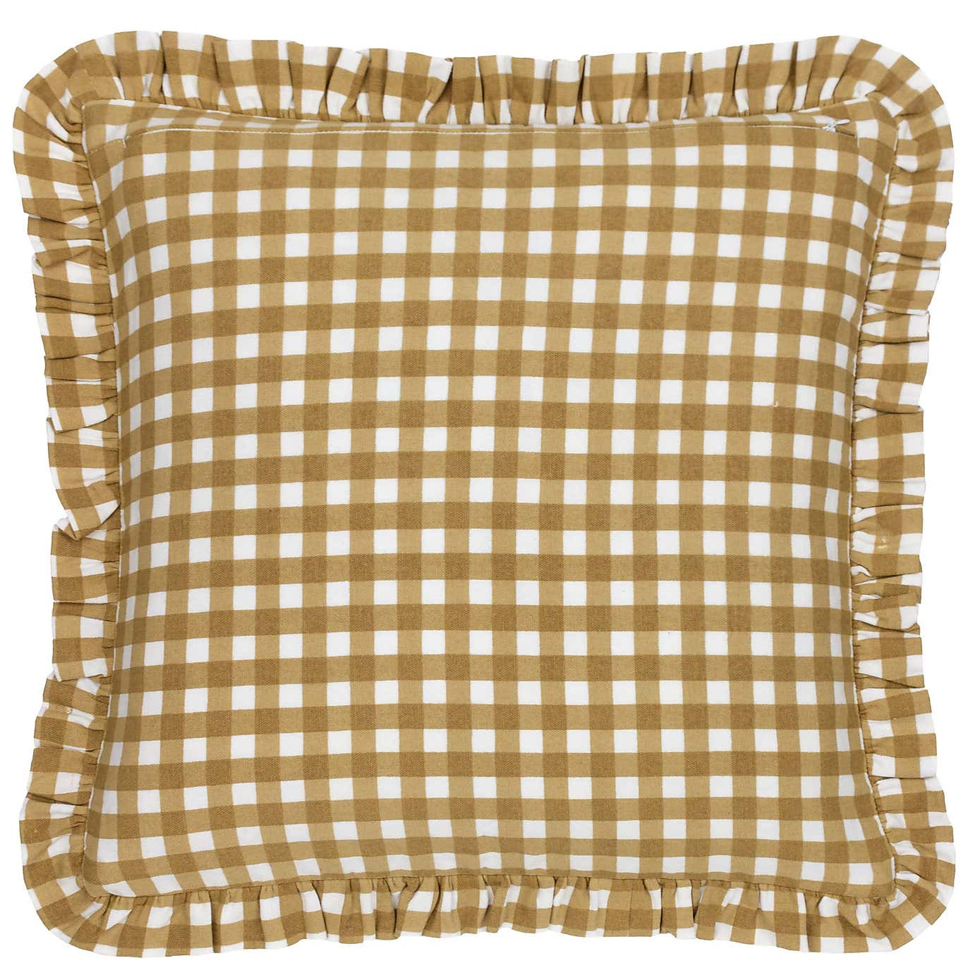 furn. Maude Gingham Cotton Square Cushion