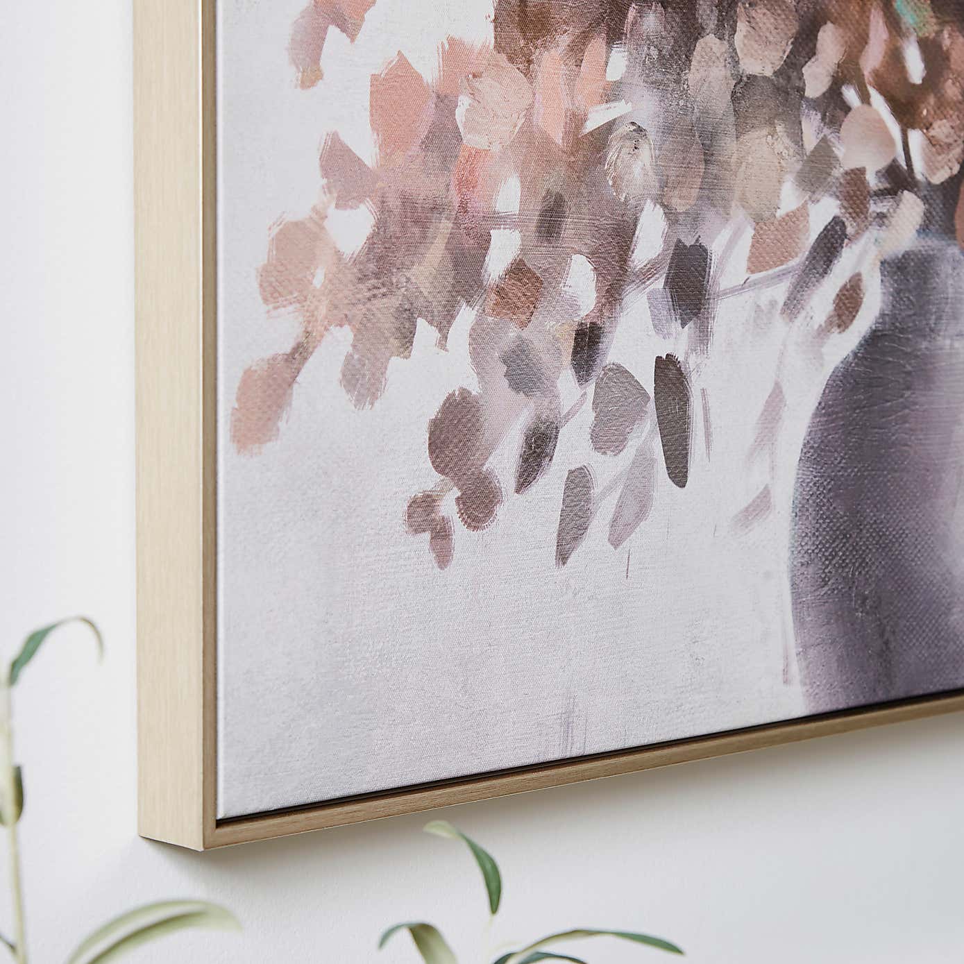 Churchgate Amber Florals Capped Canvas 80x100cm