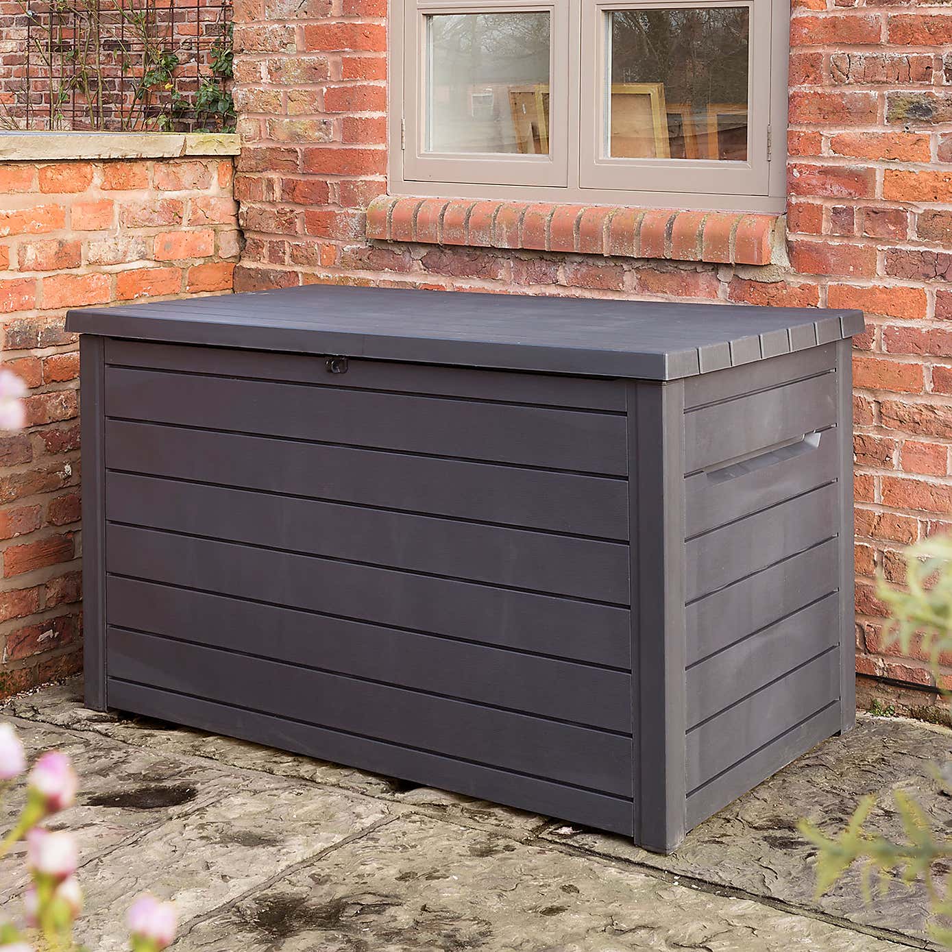 Grey Storage Deck Box