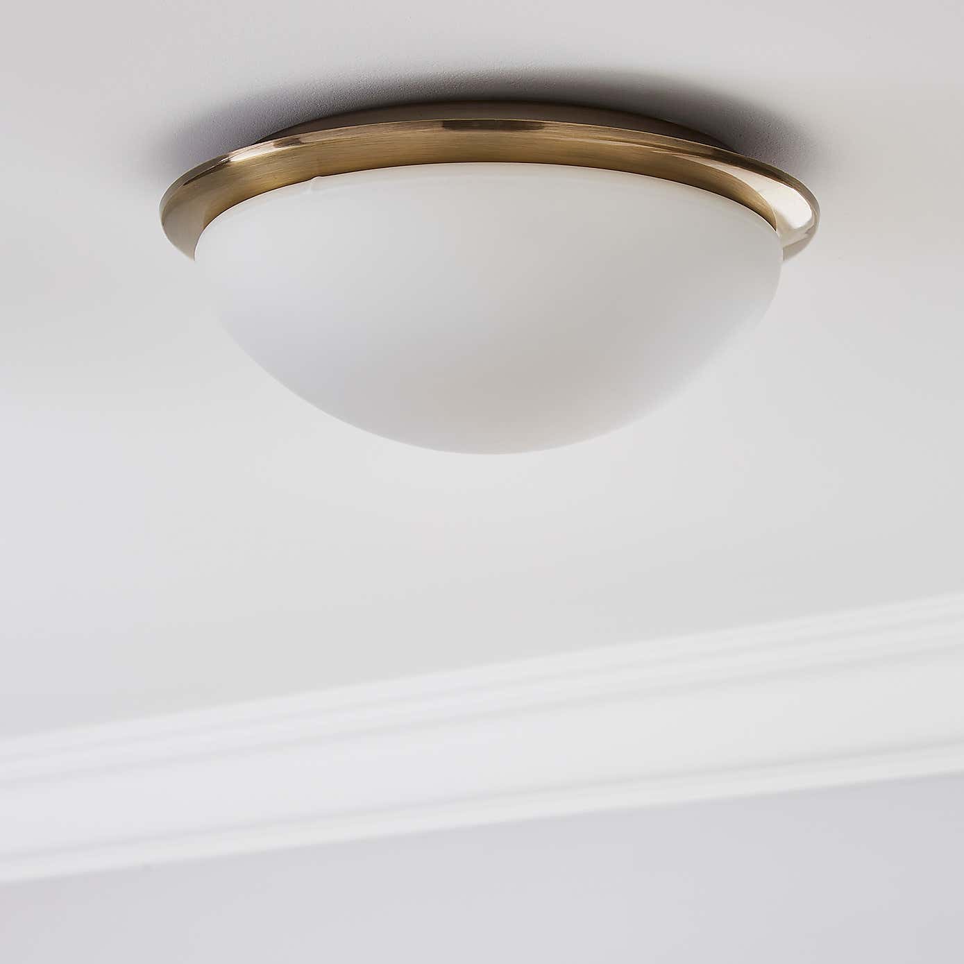 Lotto Bathroom Flush Ceiling Fitting