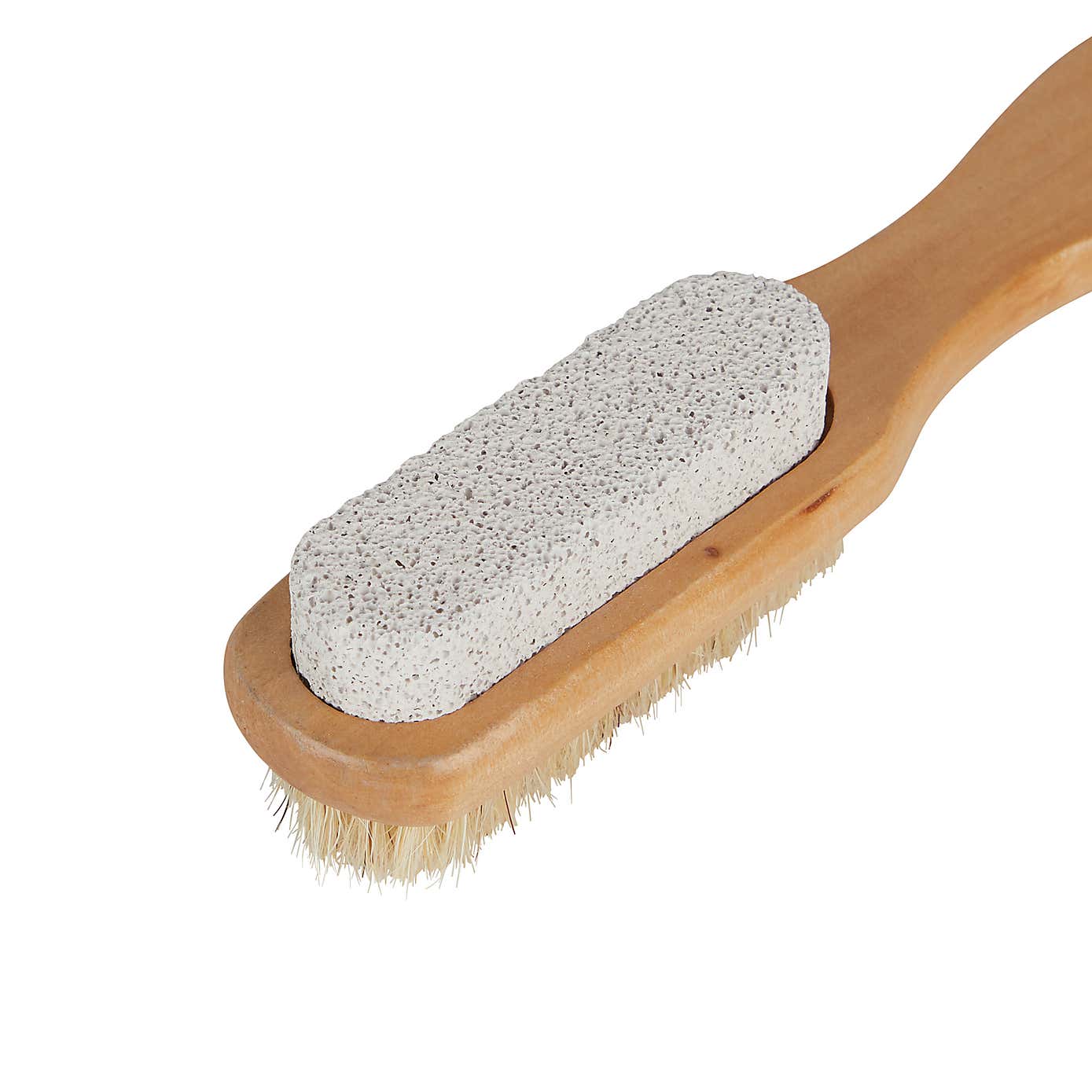 Wooden Foot Brush and Pumic Stone