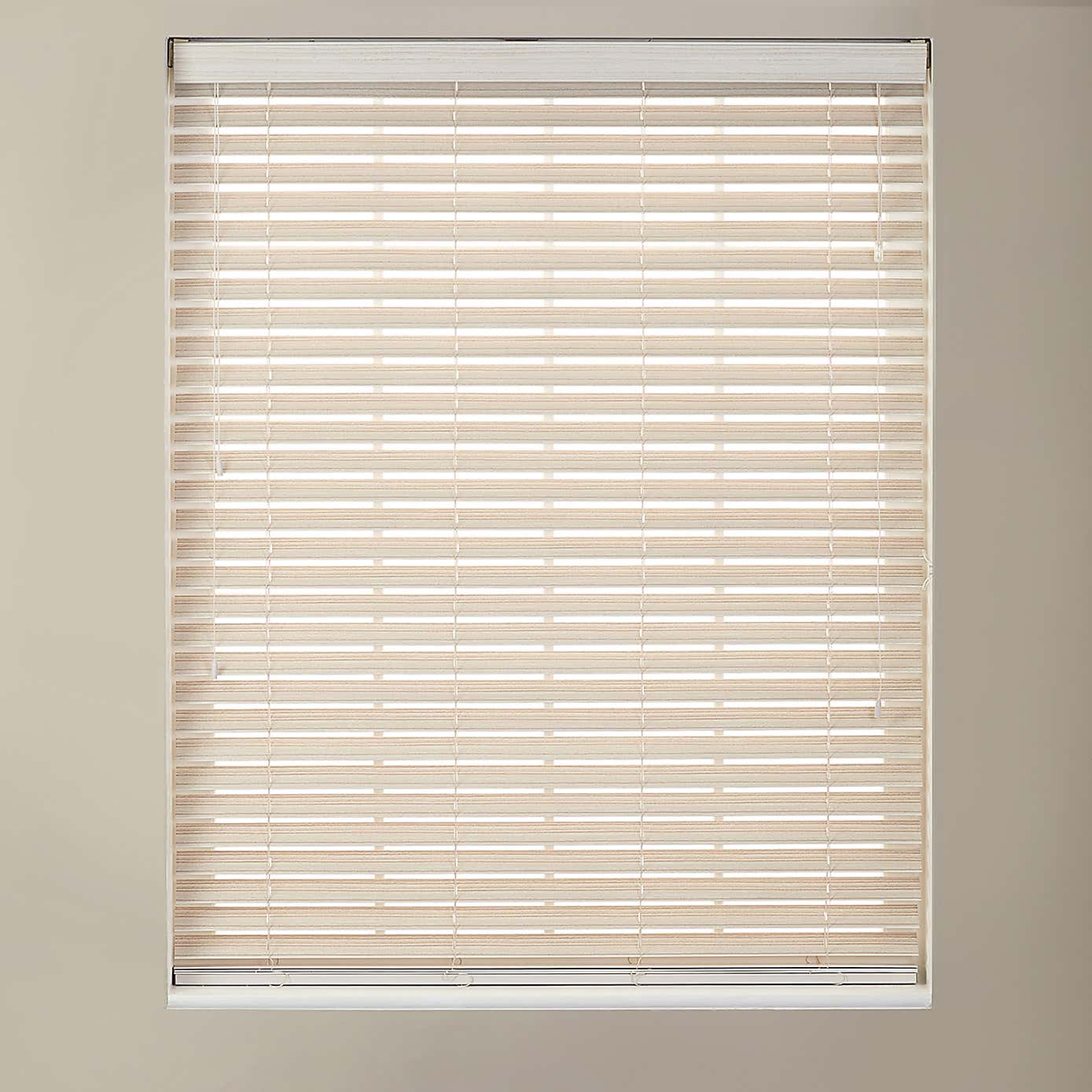 50mm Slats Limed White Venetian Blind