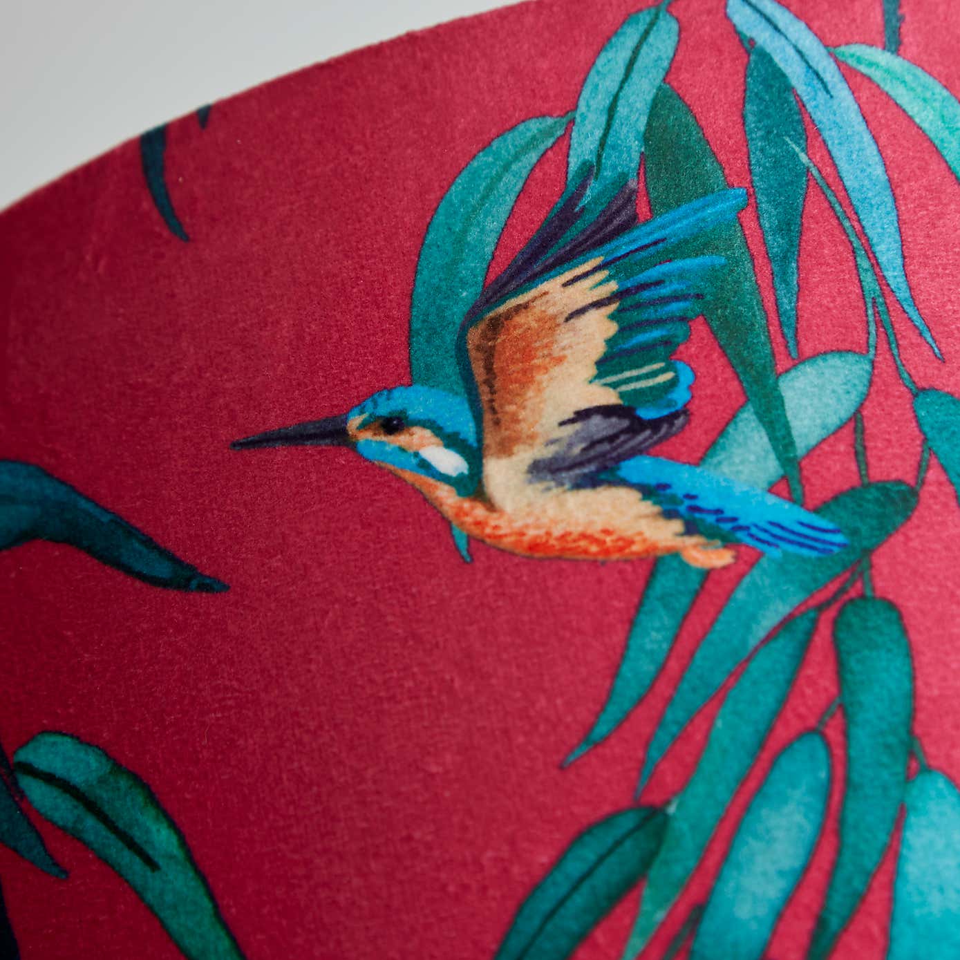 Kingfisher Drum Lamp Shade