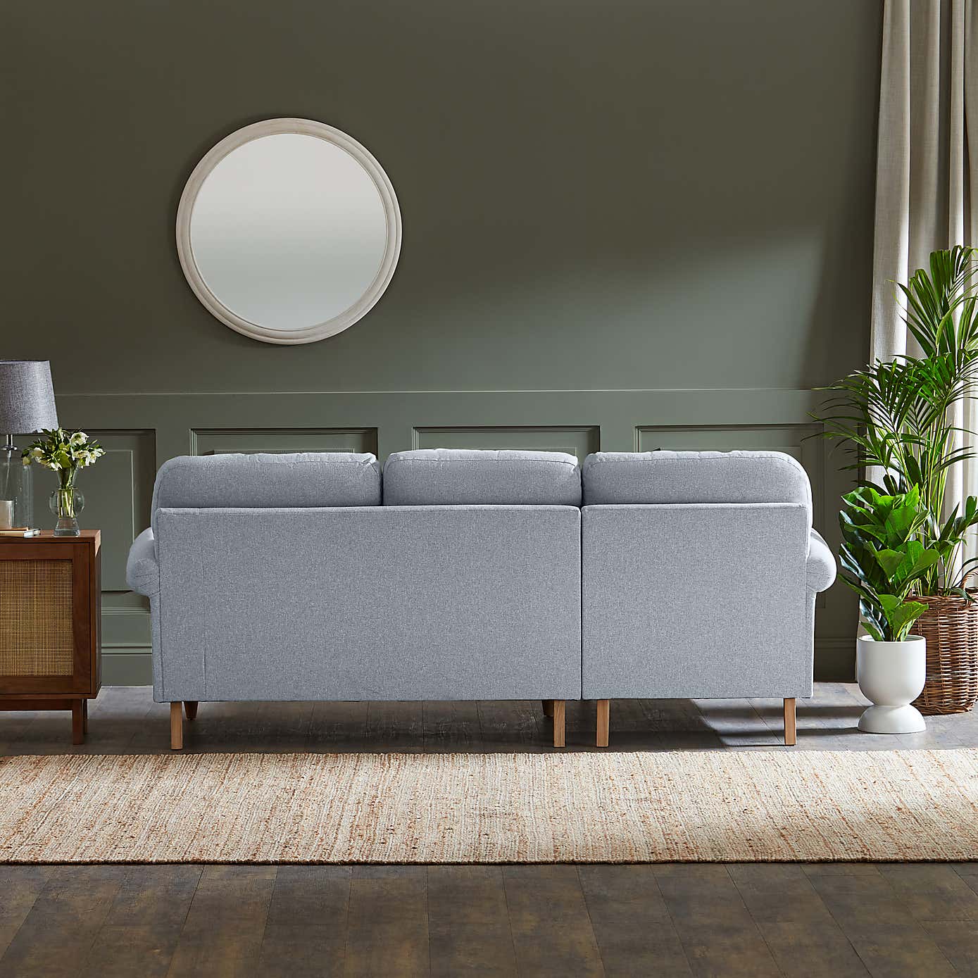 Jolene Soft Texture Corner Chaise Sofa