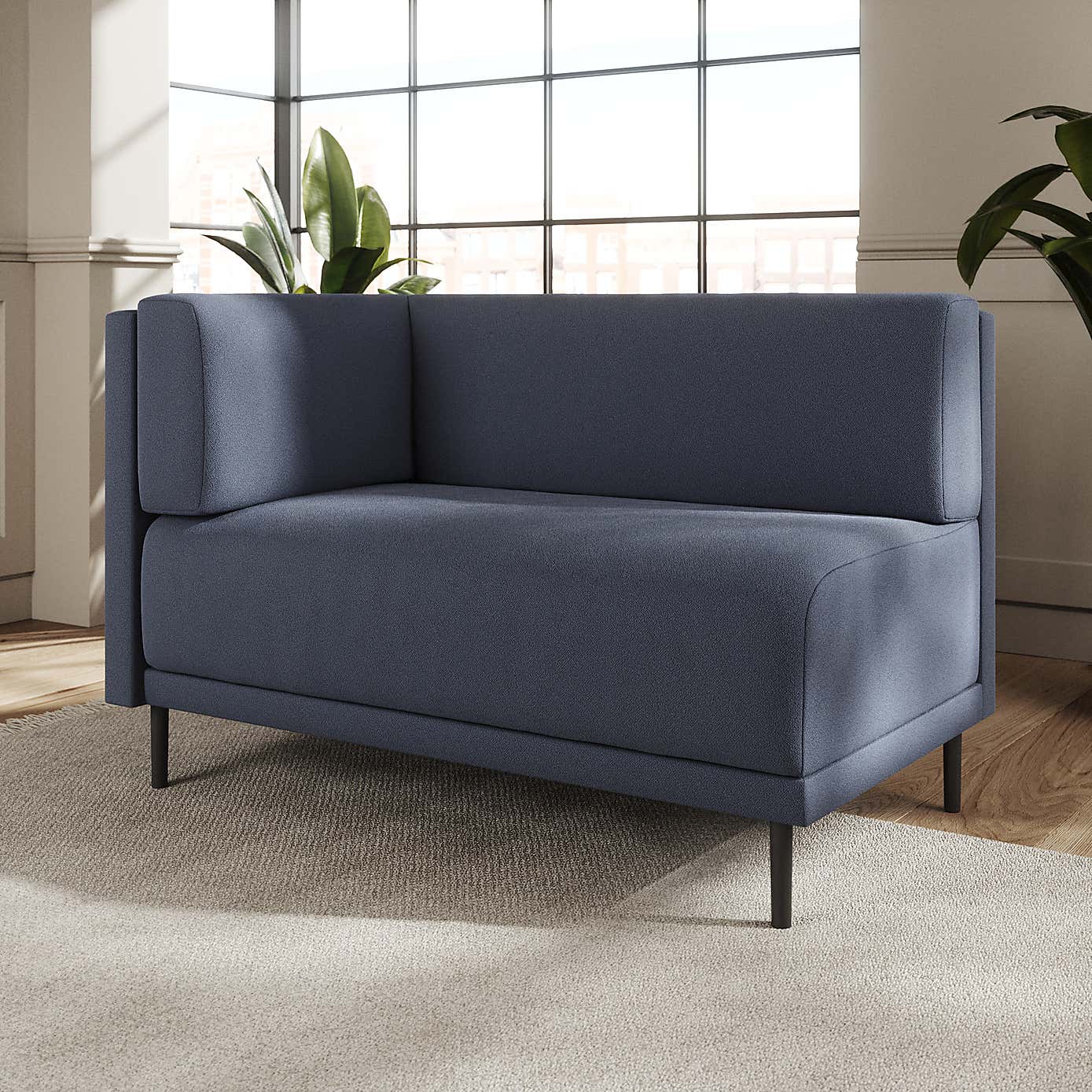 Mae Corner Dining Bench, Boucle