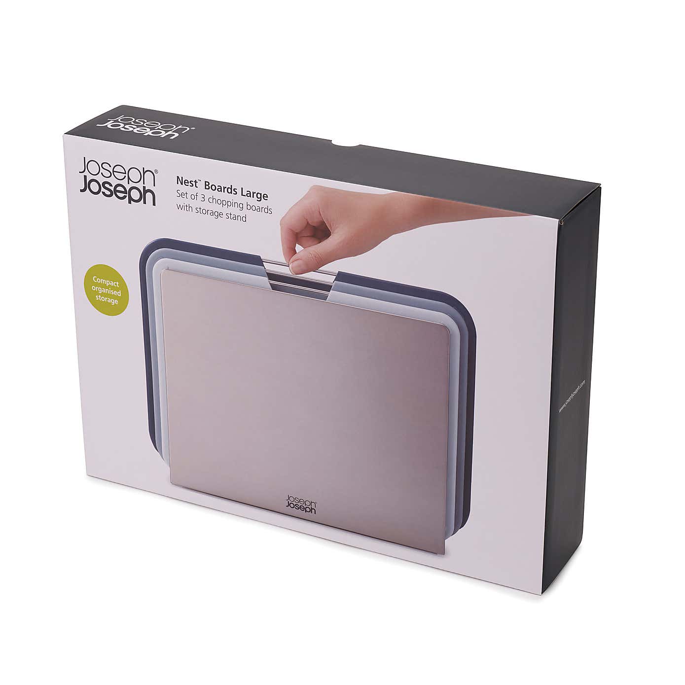 Set of 3 Joseph Joseph Large Nest Grey Chopping Boards