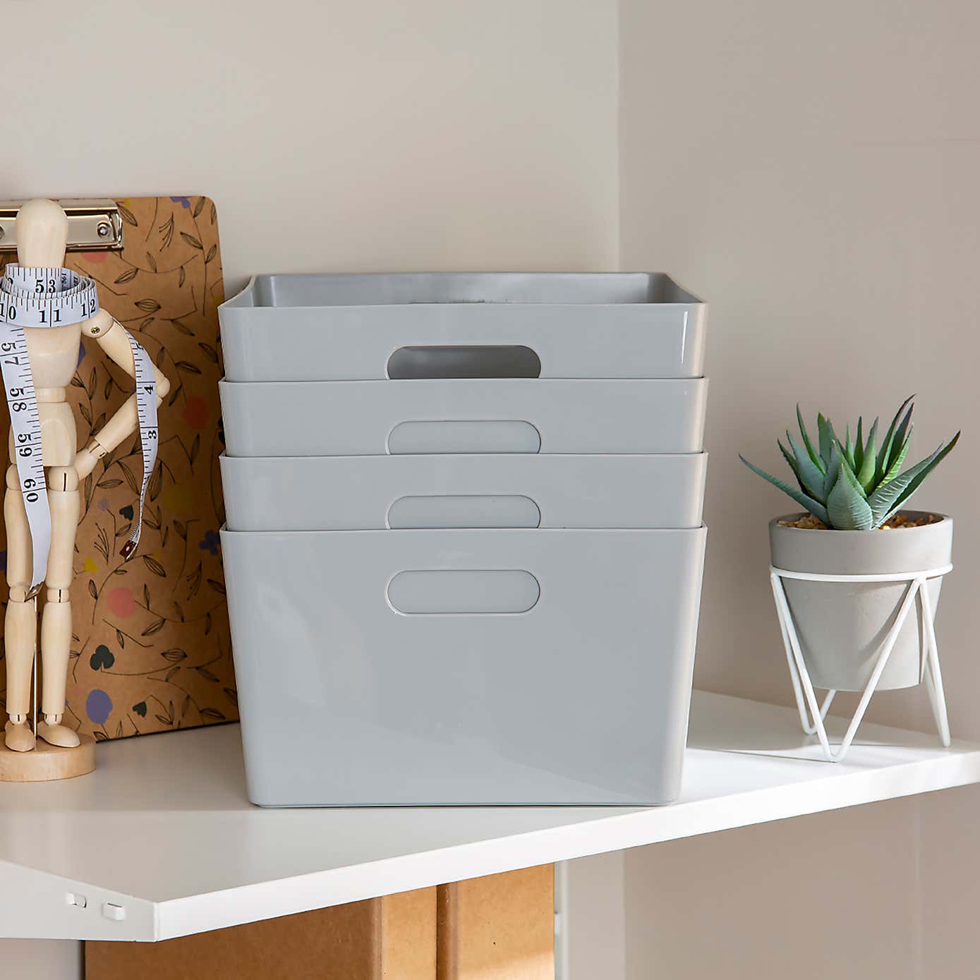 Wham Studio Set of 4 Storage Baskets