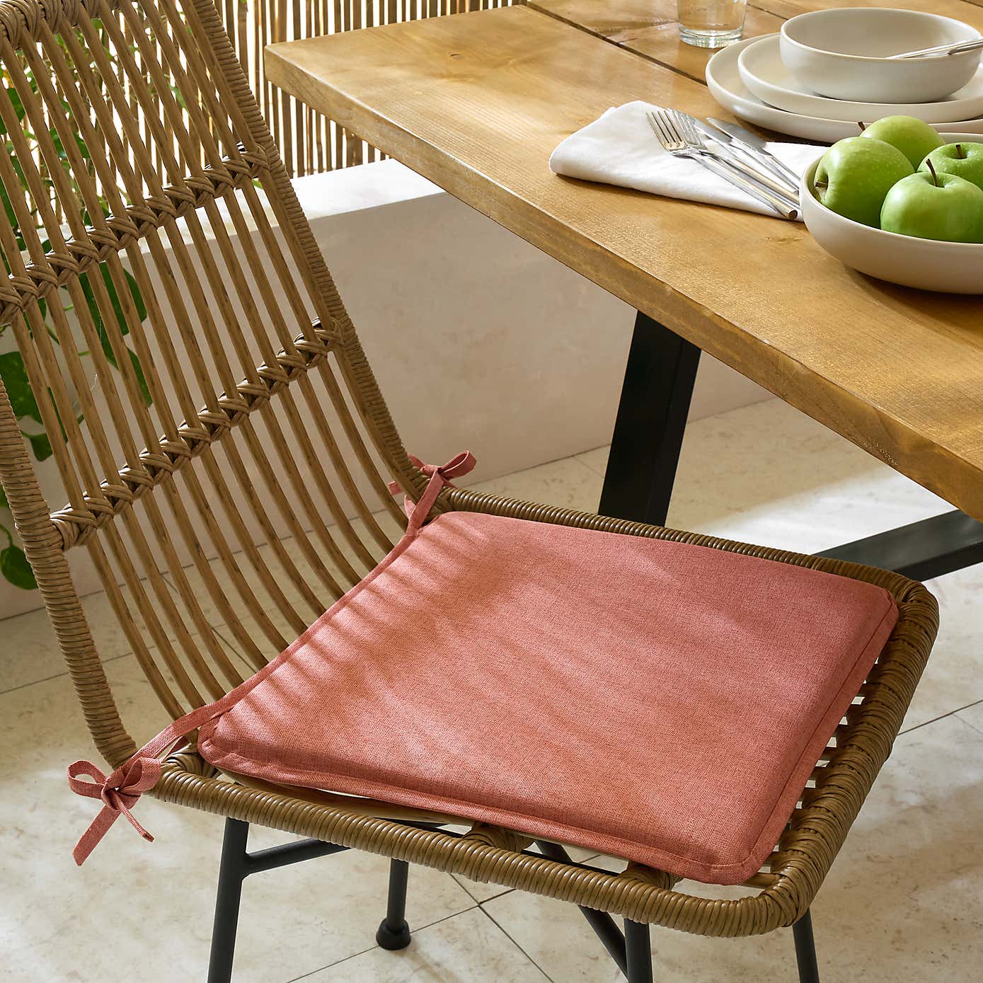 Set of 2 Water Resistant Seat Pads