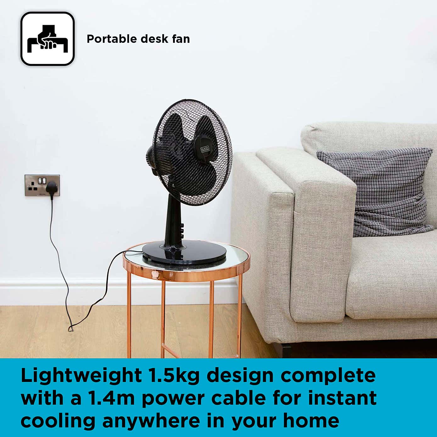 Black & Decker 9 Inch Desk Fan