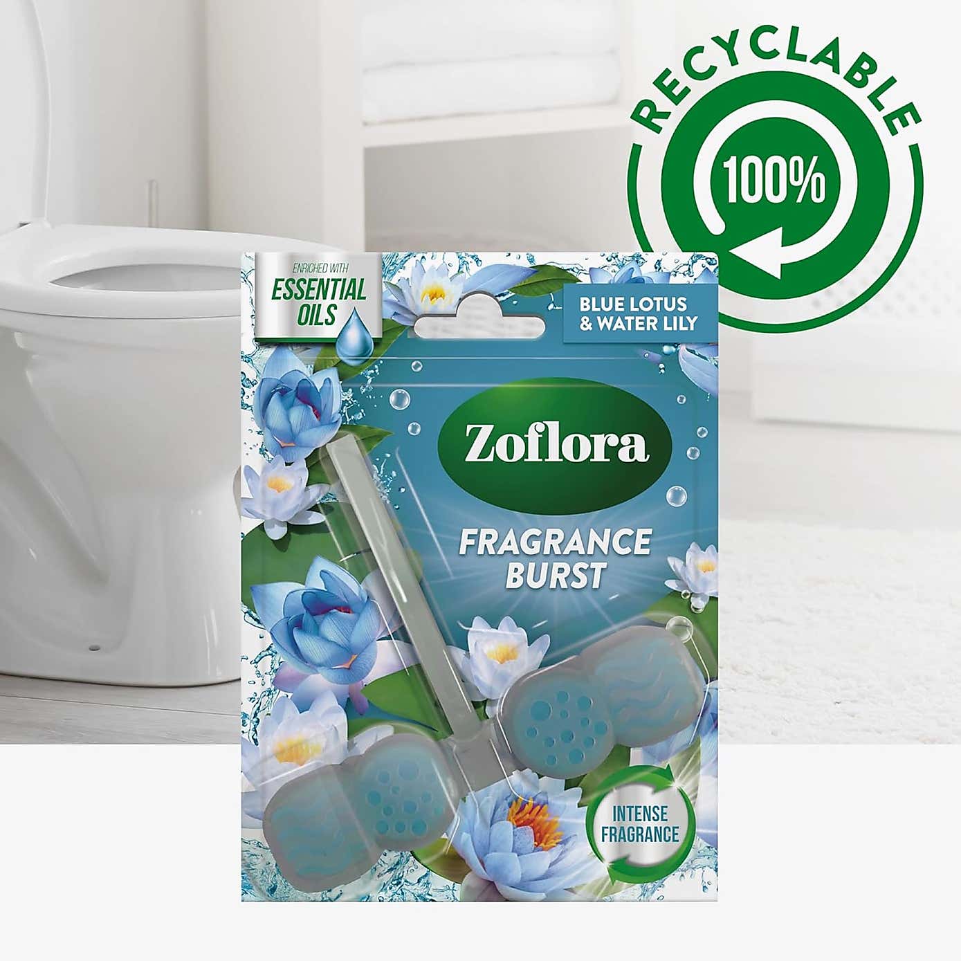 Zoflora Toilet Block Blue Lotus