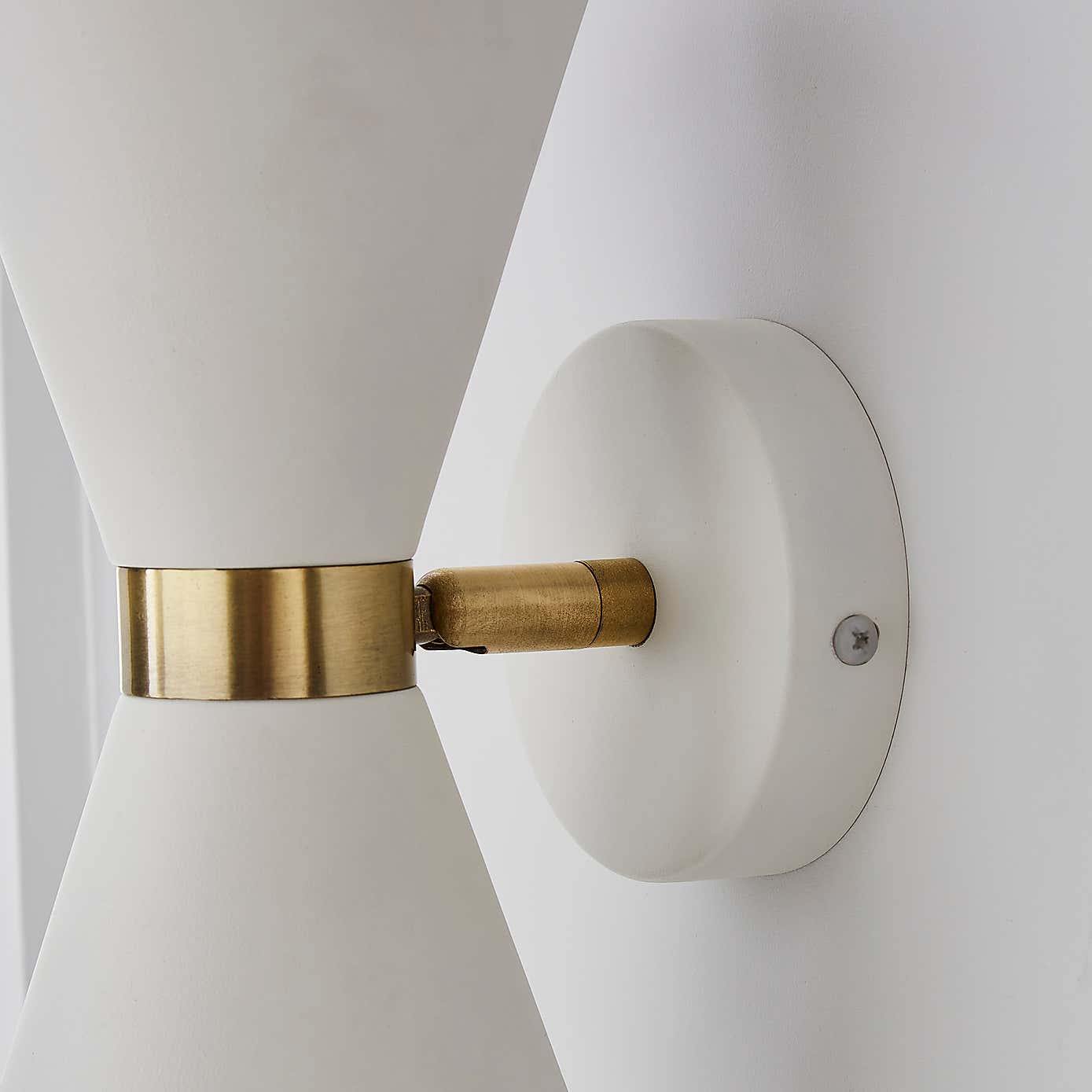 Archie Retro Head Dual Lit Wall Light