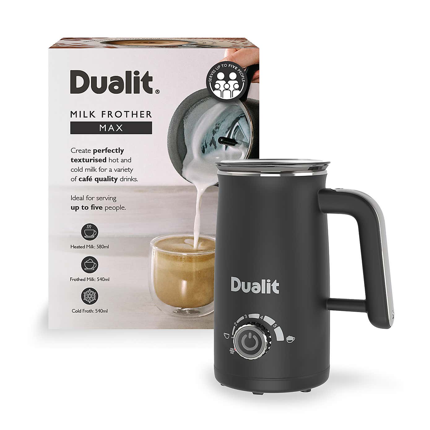 Dualit Milk Frother Max, Black