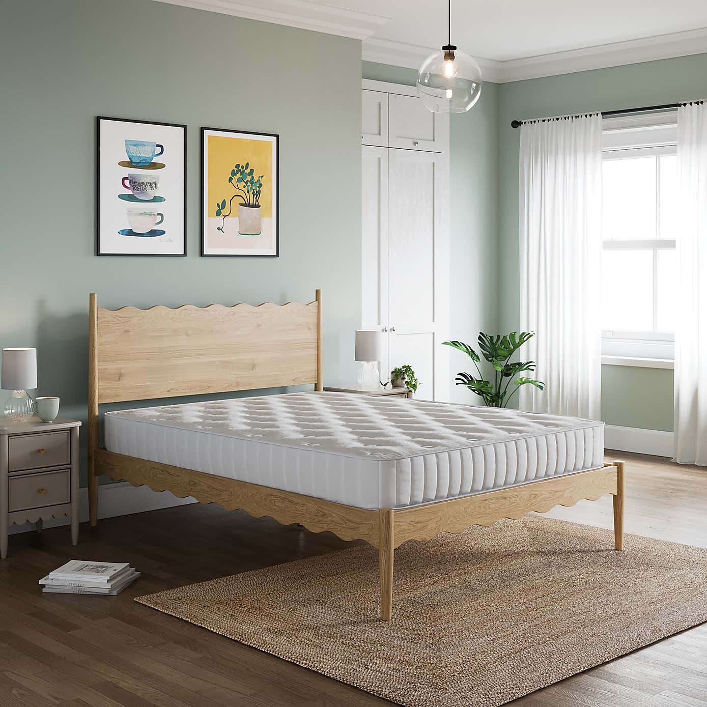 Emilie Bed Frame, Wood