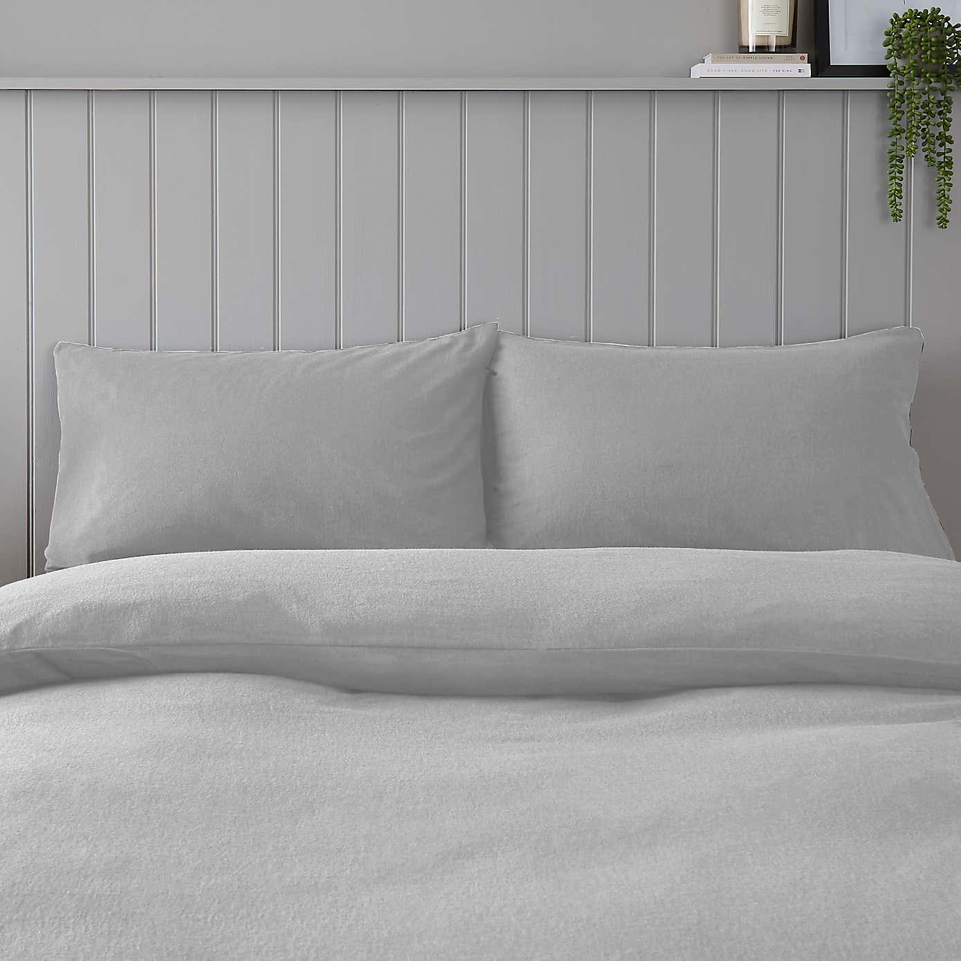 Soft & Cosy Brushed Cotton Standard Pillowcase Pair