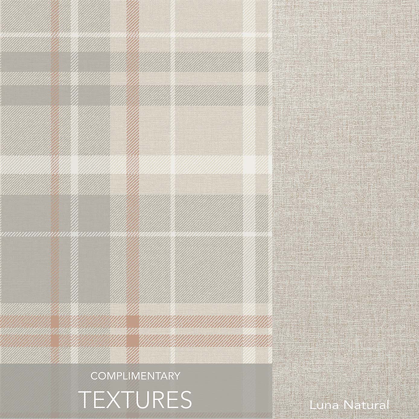 Woven Check Hybrid Tactile Wallpaper
