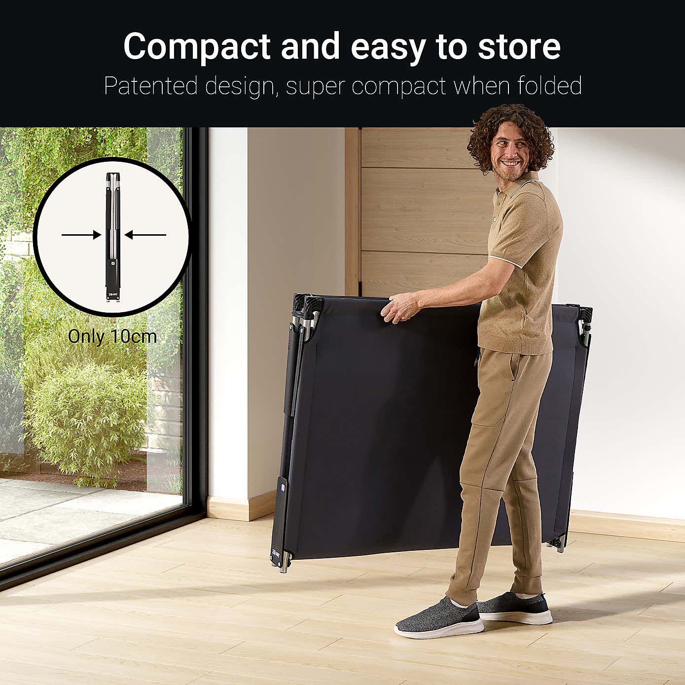 Jay-Be Compact Folding Bed with e-Fibre Mattress