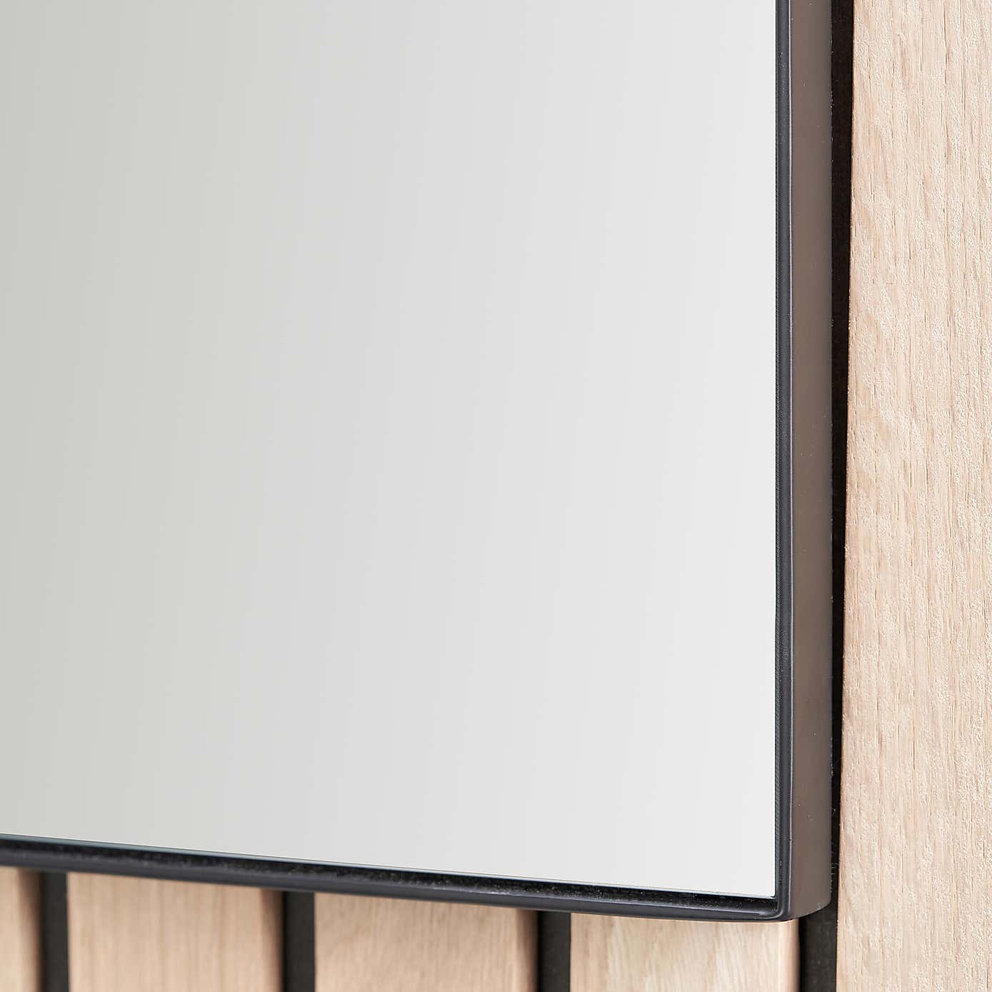 Wide Arched Overmantel Wall Mirror