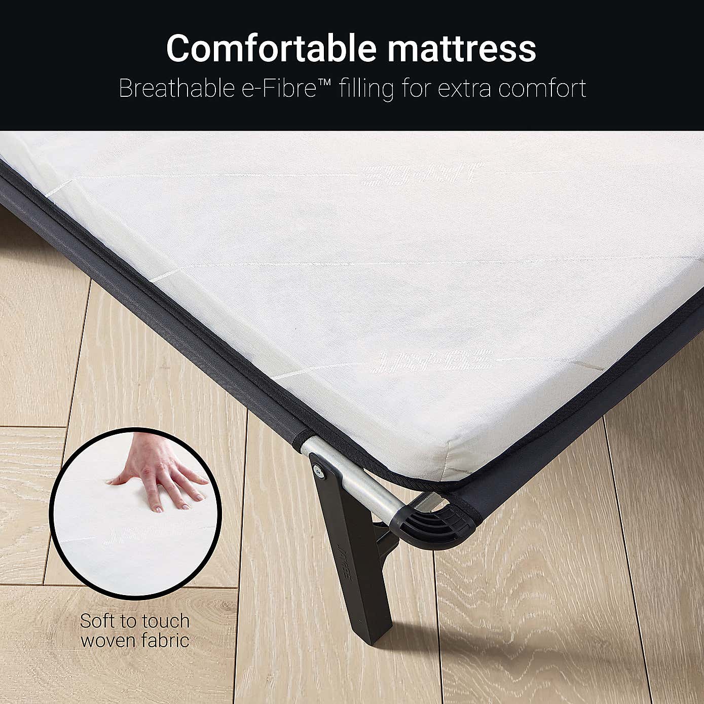 Jay-Be Hideaway Folding Bed with e-Fibre Mattress