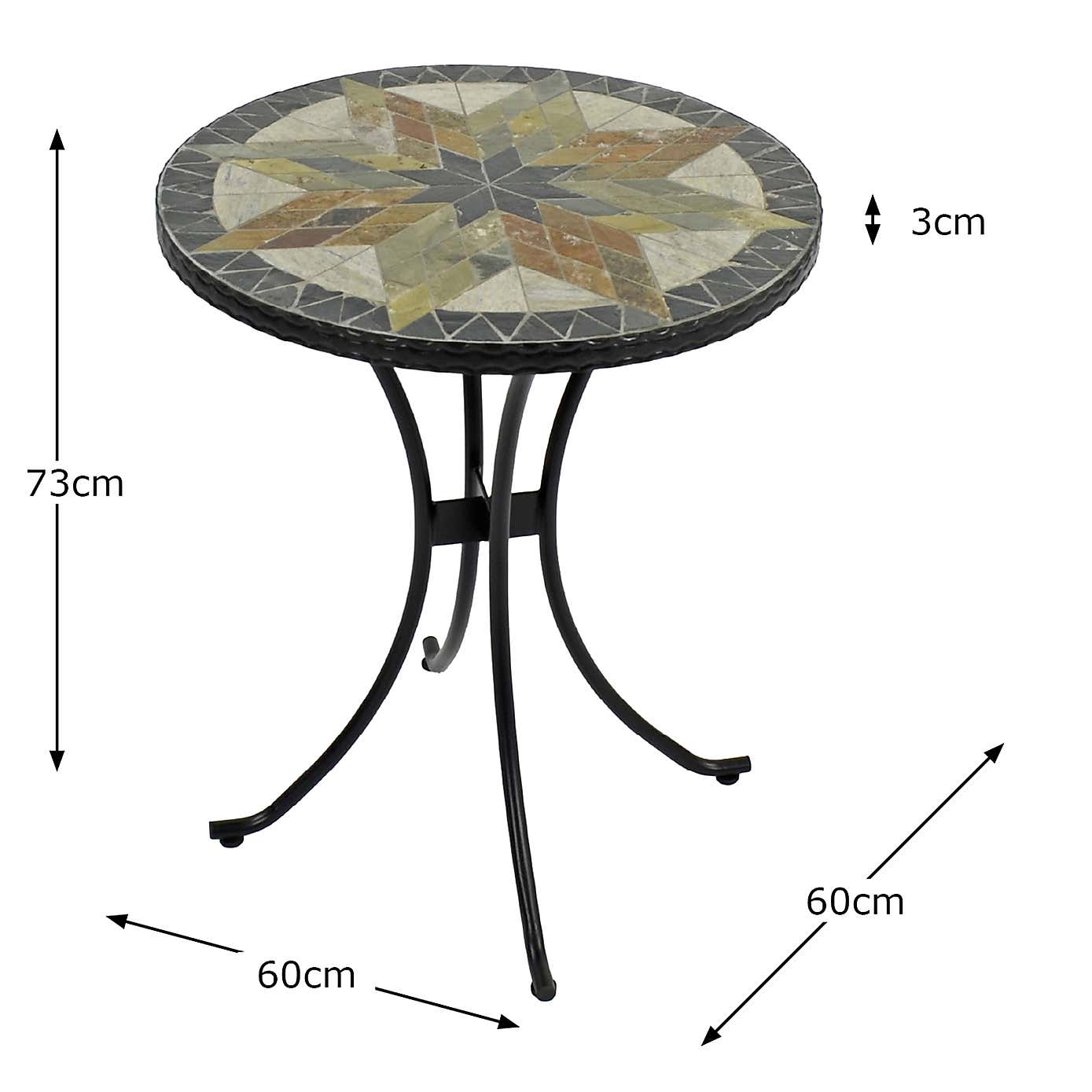 Memphis 60cm Bistro Table