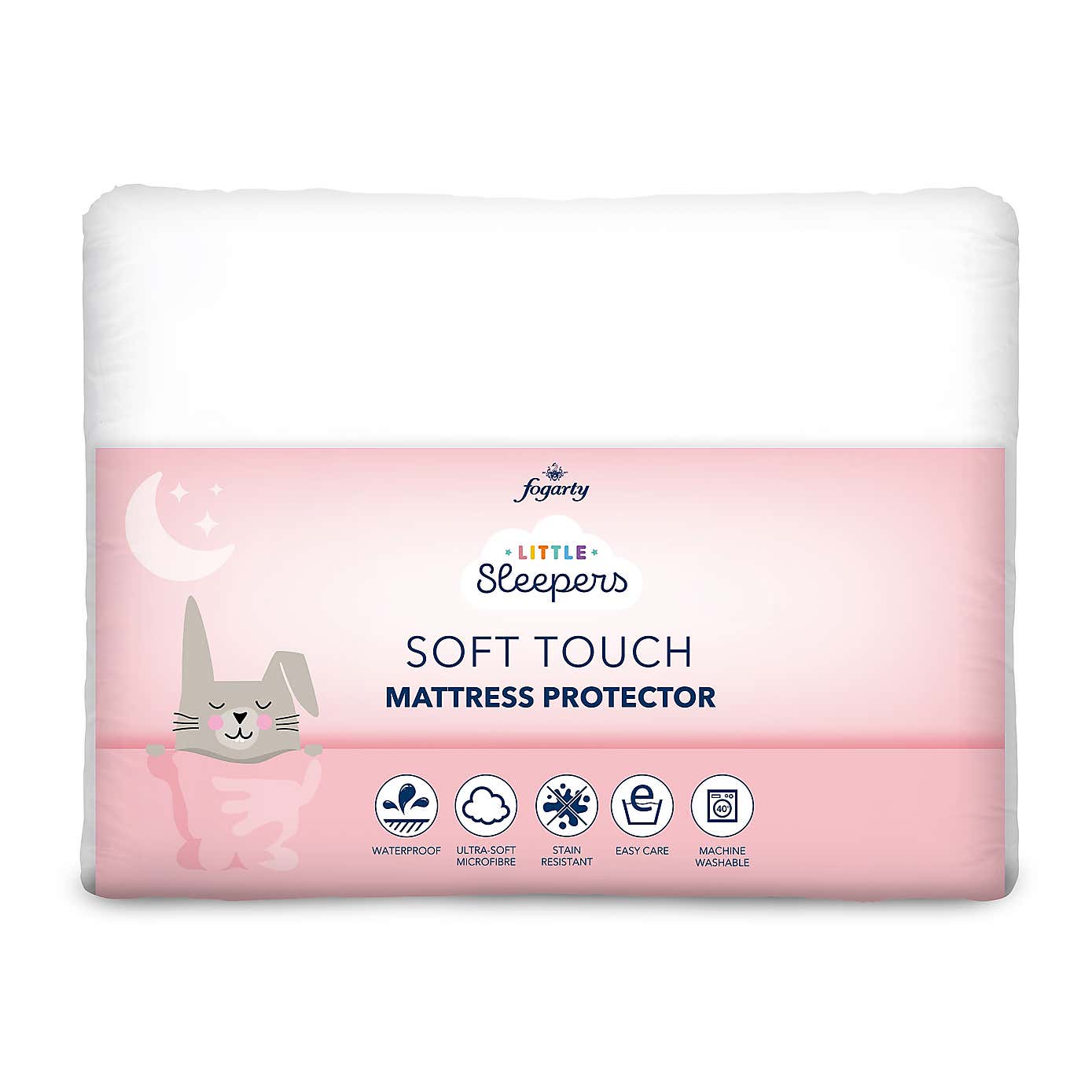 Fogarty Little Sleepers Soft Touch Waterproof Cot Mattress Protector