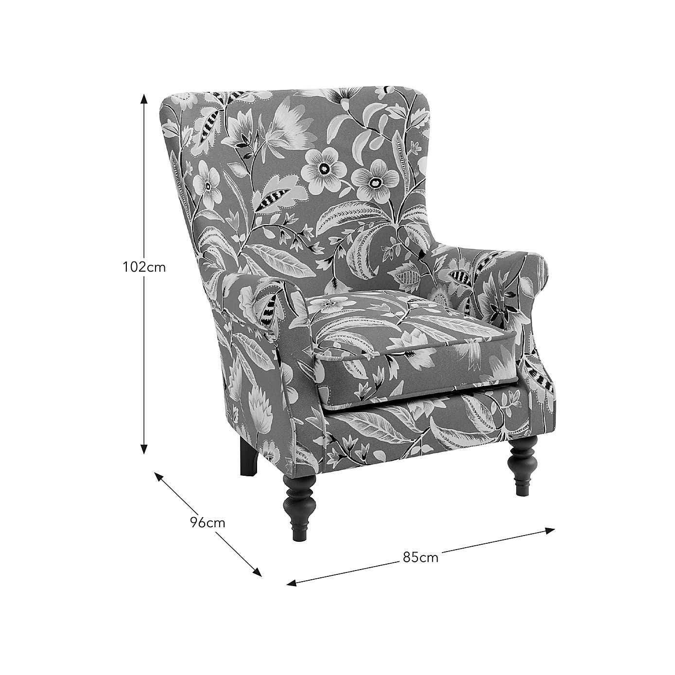 Charbury Joy Floral Print Occasional Armchair