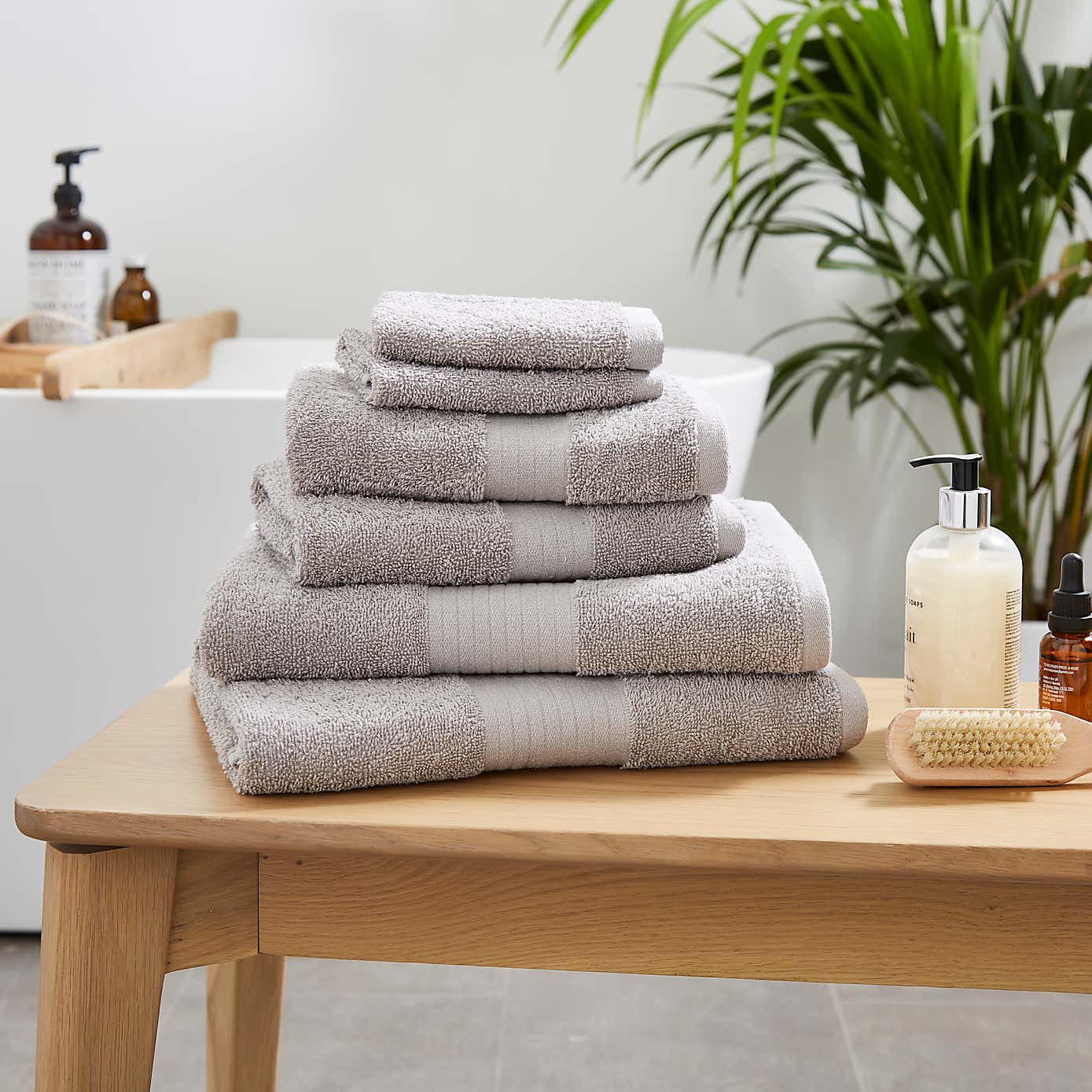 6 Piece Cotton Towel Bale