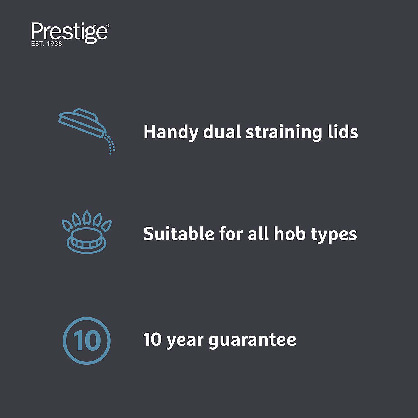 Prestige Made to Last Non-Stick Frying Pan, 30cm