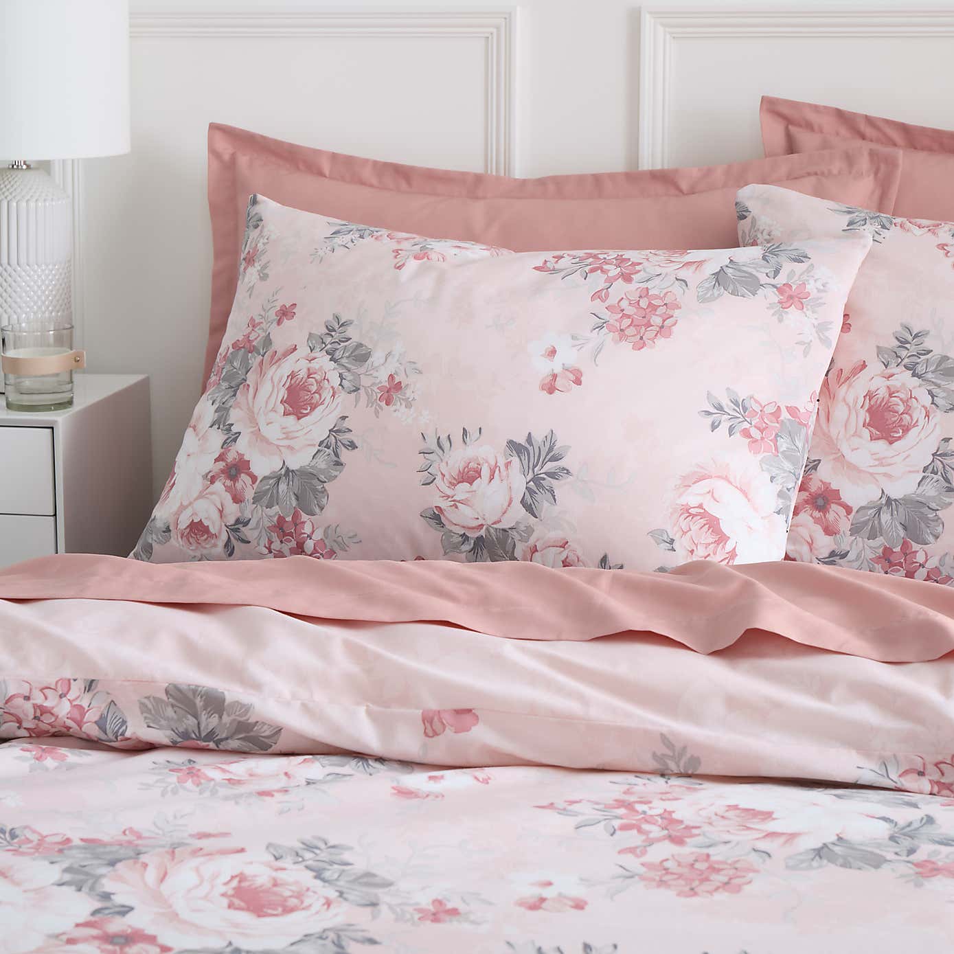 Darla Floral Sage Duvet Cover and Pillowcase Set