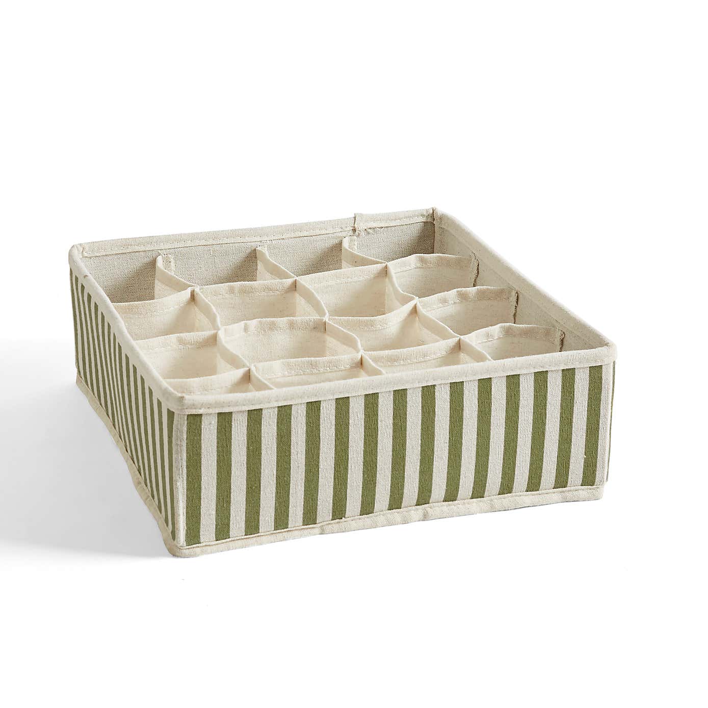 16 Section Striped Organiser