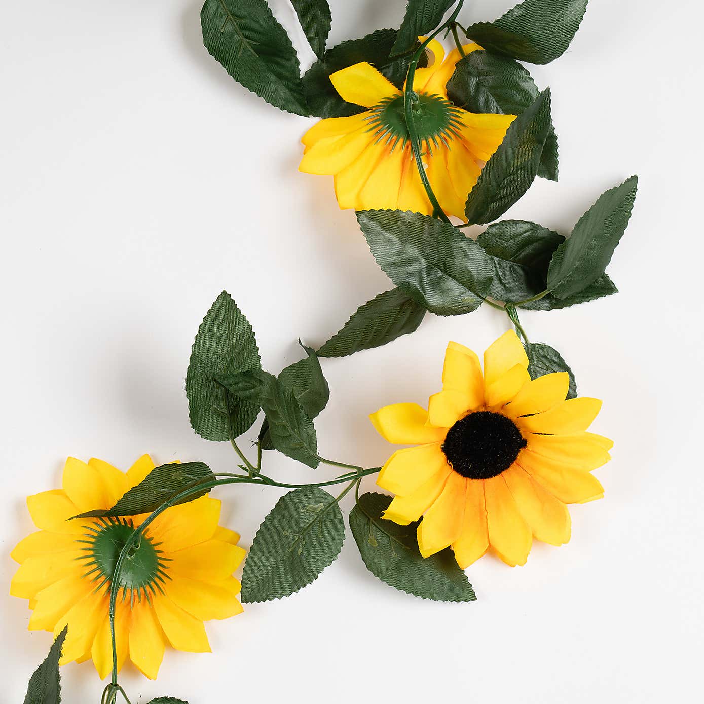 Set of 2 Artificial Sunflower Garlands