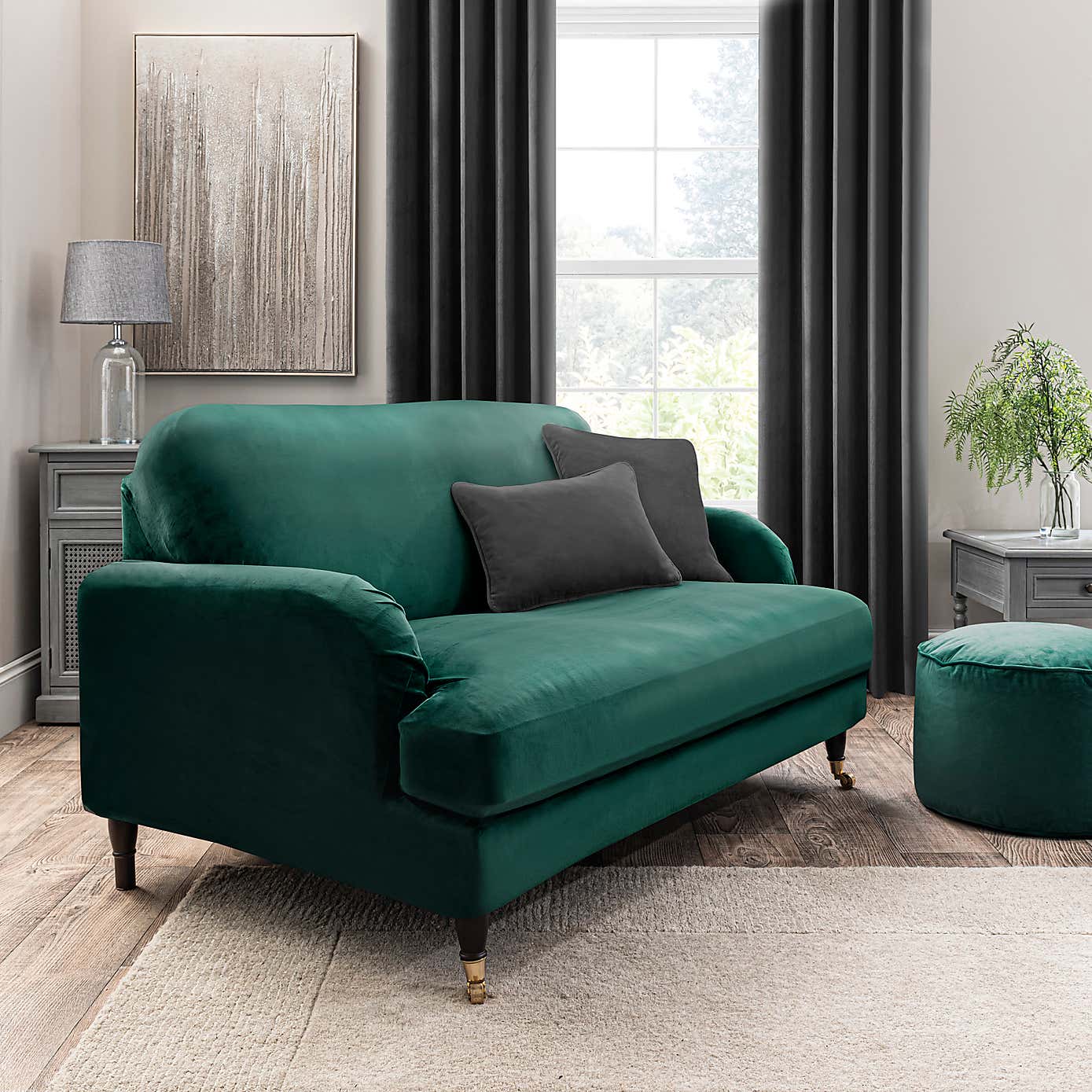 Isla Midnight Blue Three Seater Cover