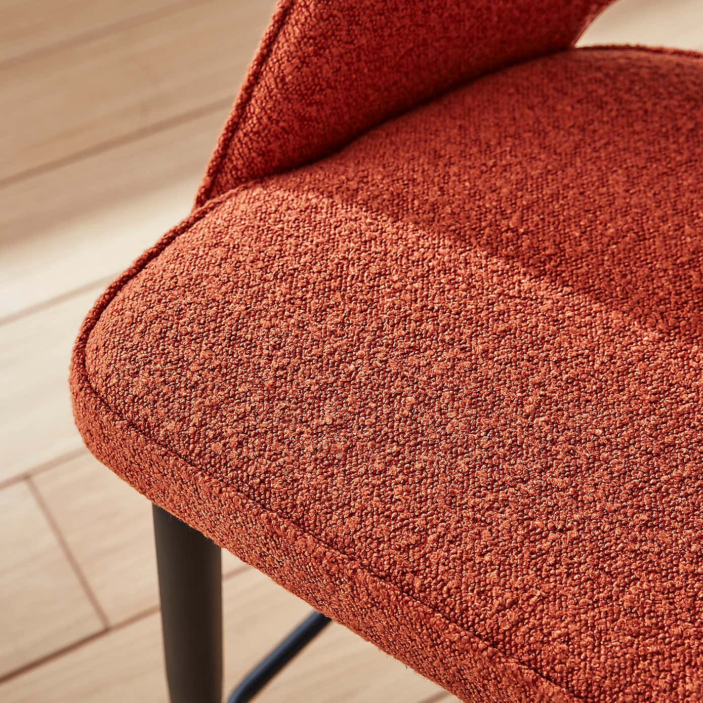 Lillia Boucle Bar Stool