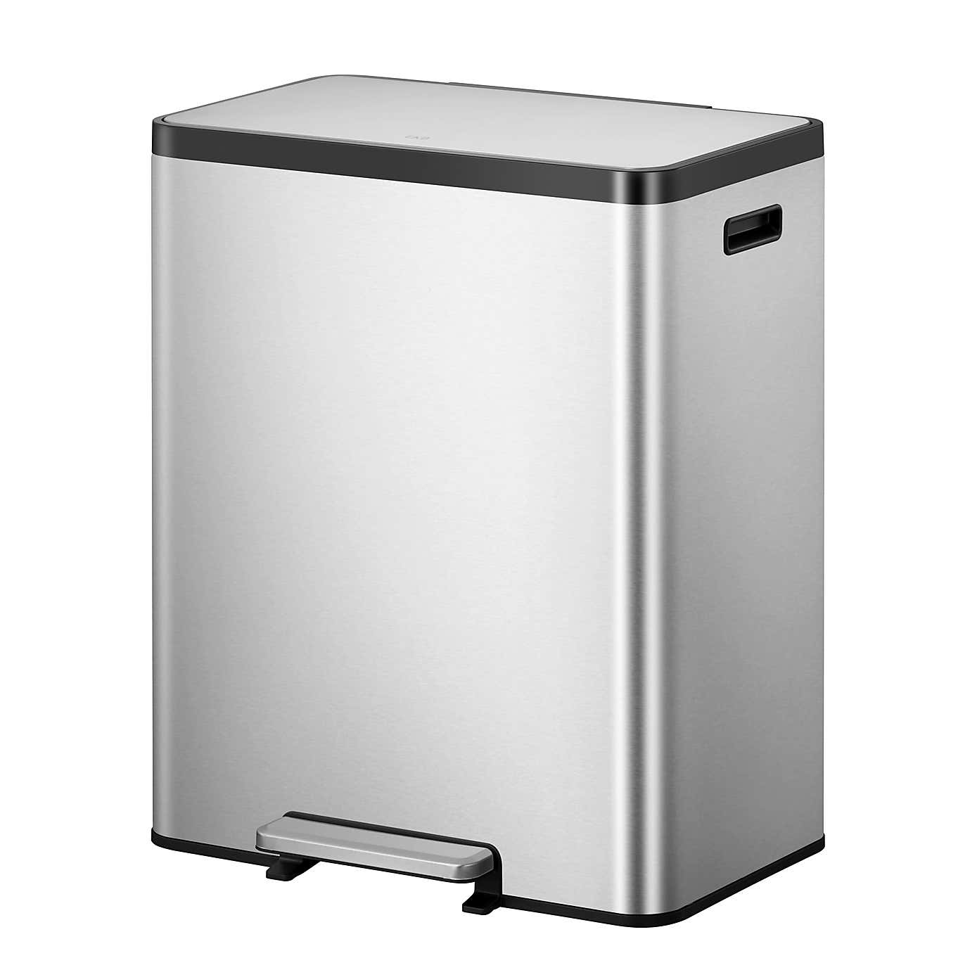 EKO Ecocasa 24/36 Litre Stainless Steel Recycling Pedal Bin