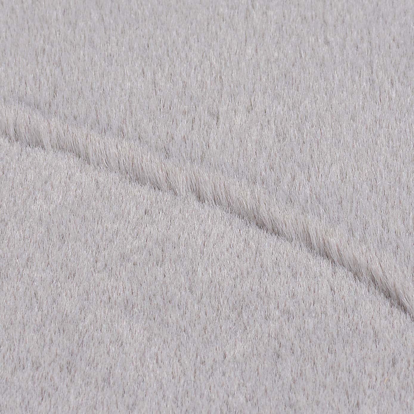 Neve Abstract Faux Fur Wave Rug