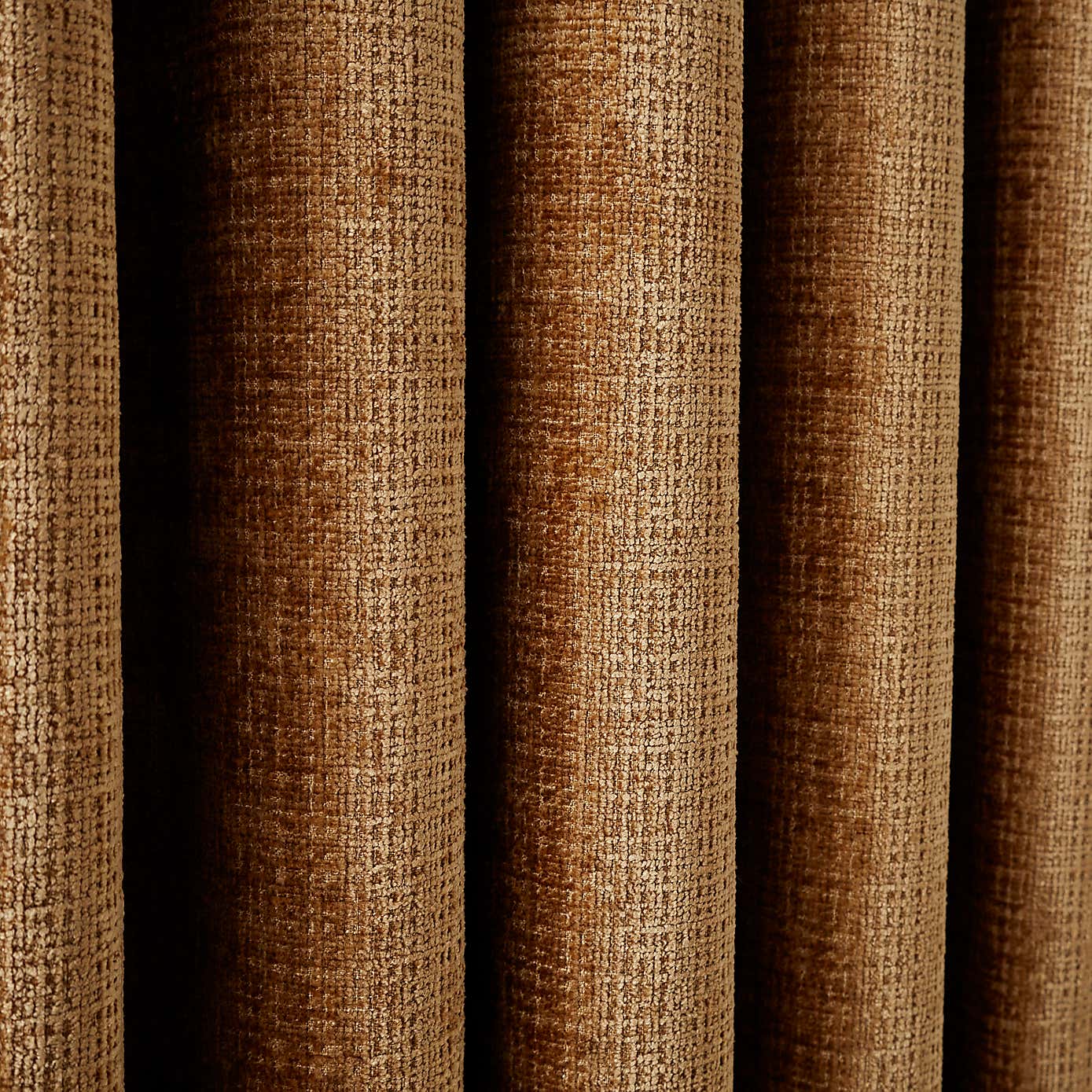 Cashton Chenille Heavyweight Eyelet Curtains