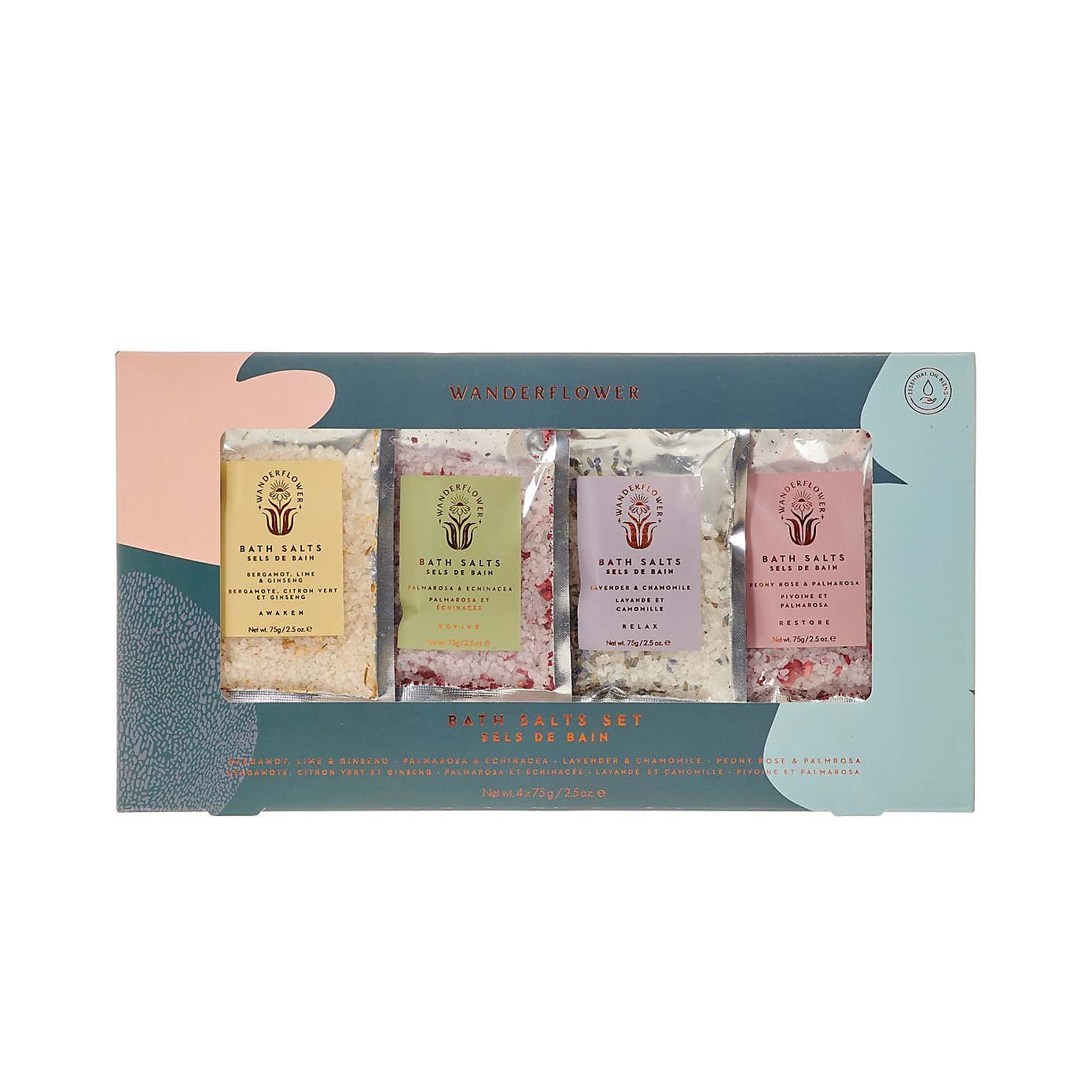Upper Canada Wanderflower Bath Salts Set