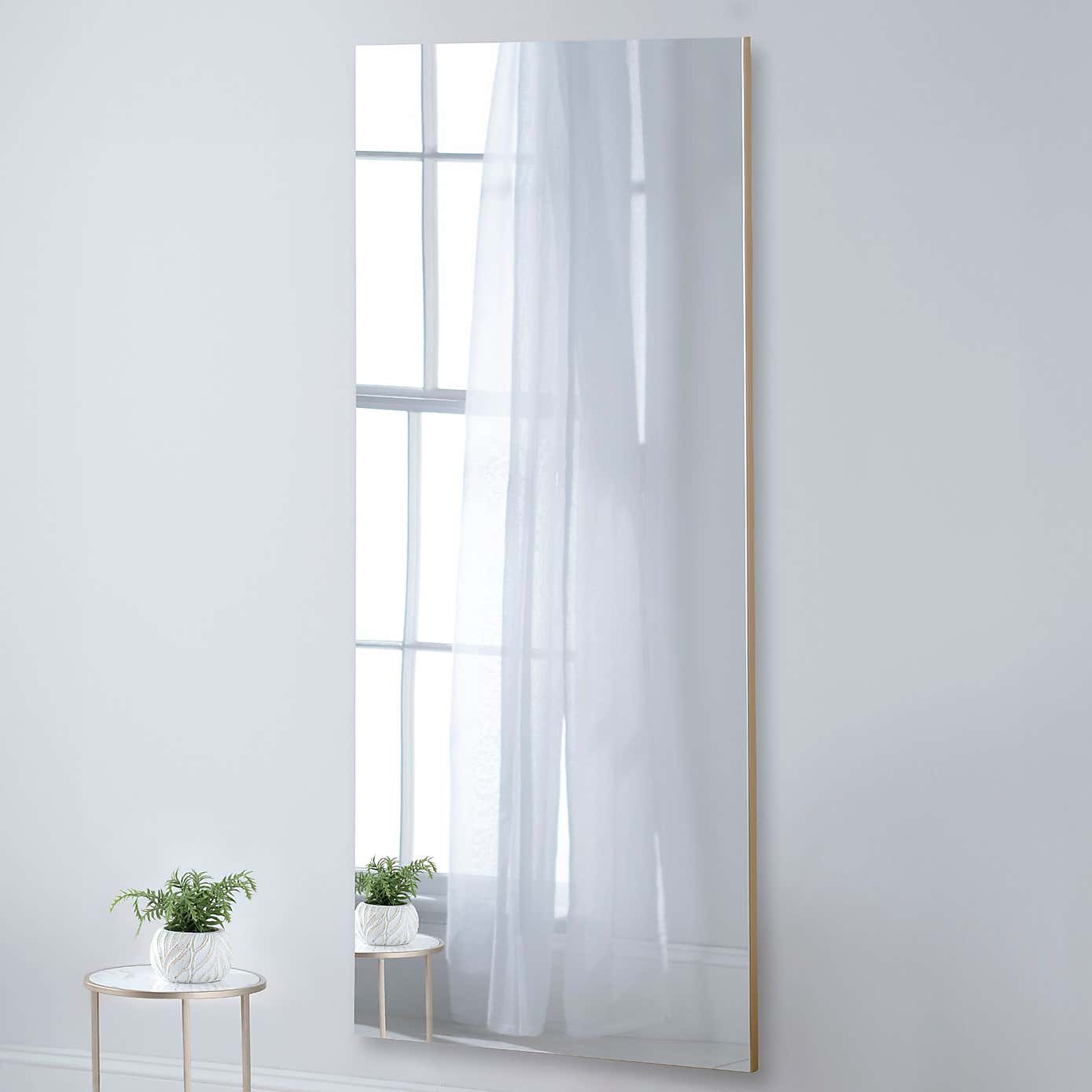 Yearn Seamless Rectangle Oversized Full Length Wall Mirror