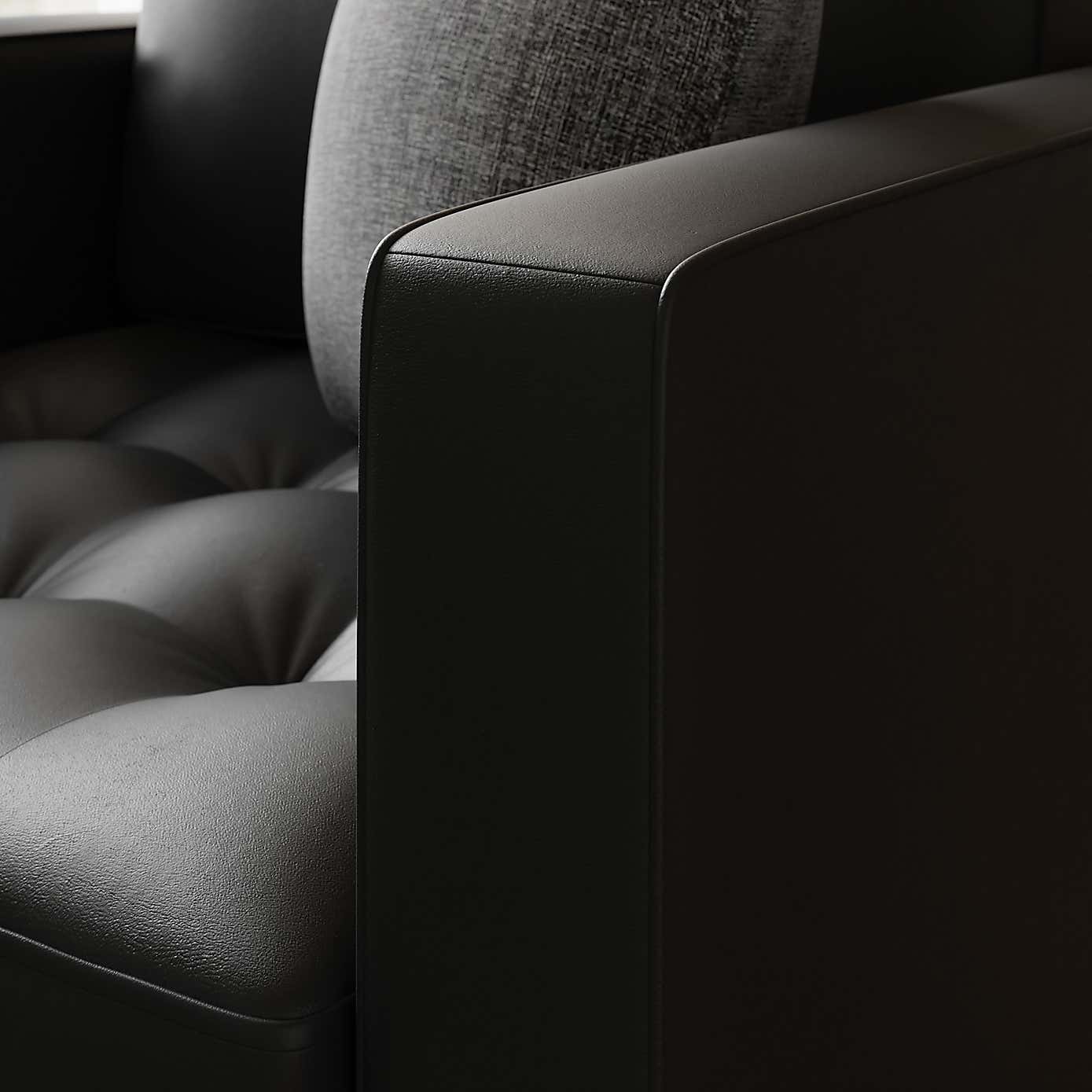 Zoe Faux Leather Armchair