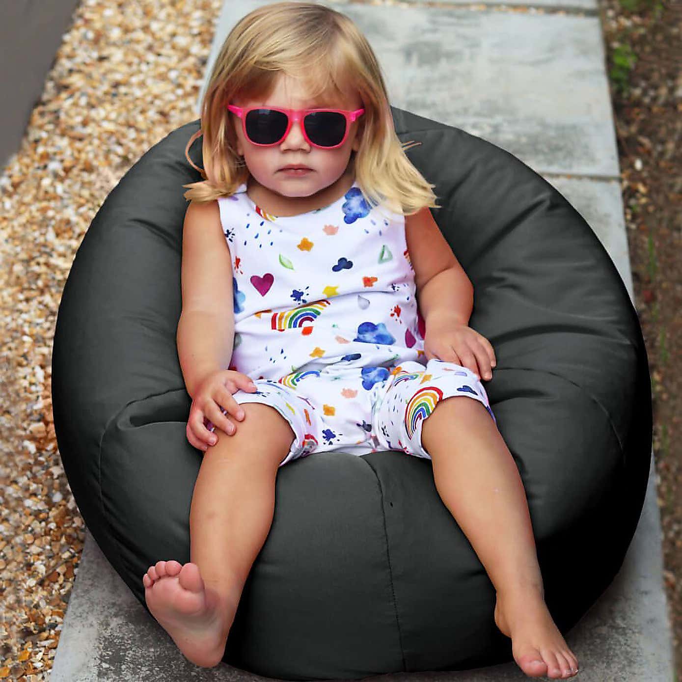 rucomfy Kids Small Indoor Outdoor Beanbag