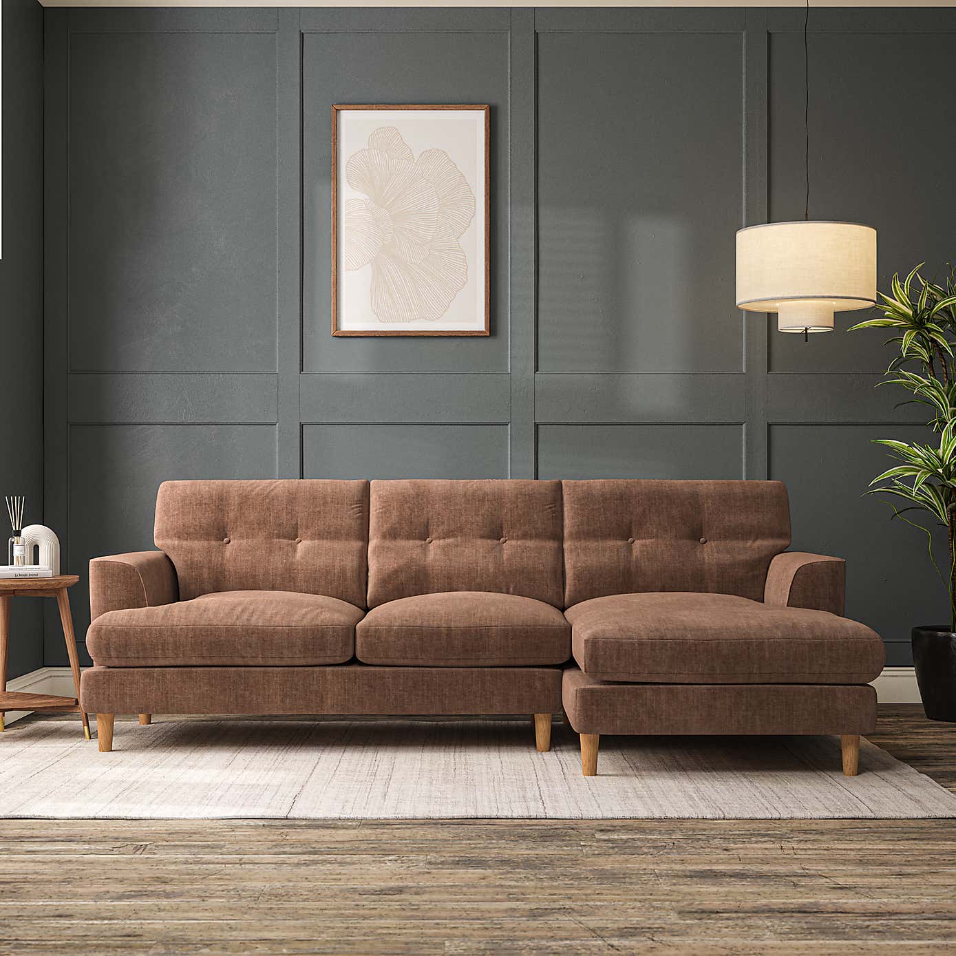 Cooper 3 Seater Chaise Sofa