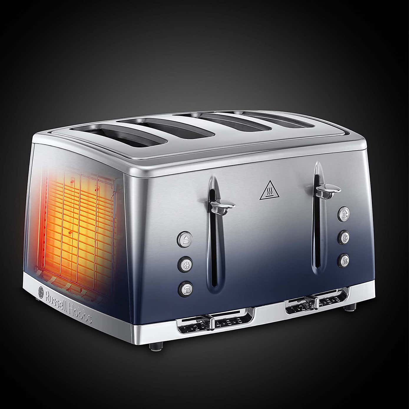Russell Hobbs Eclipse 4 Slice Stainless Steel Toaster