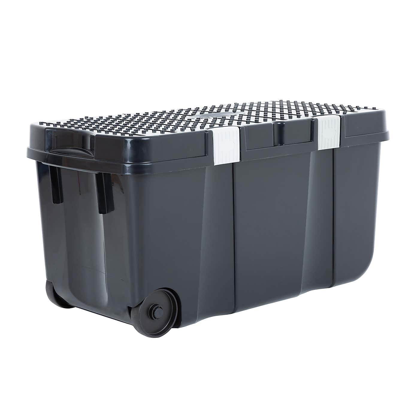 Wham DIY 100L Black Tough Storage Cart