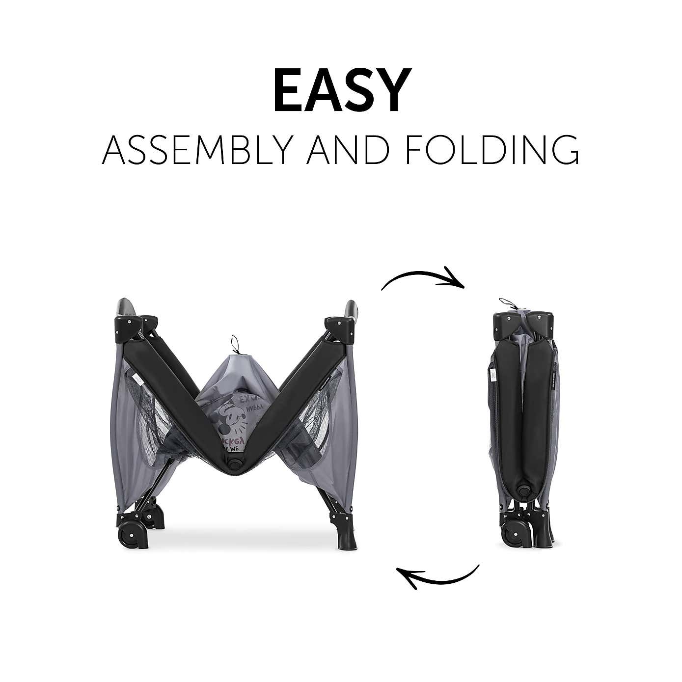 Disney Sleep 'n Play Center Mickey Mouse Travel Cot