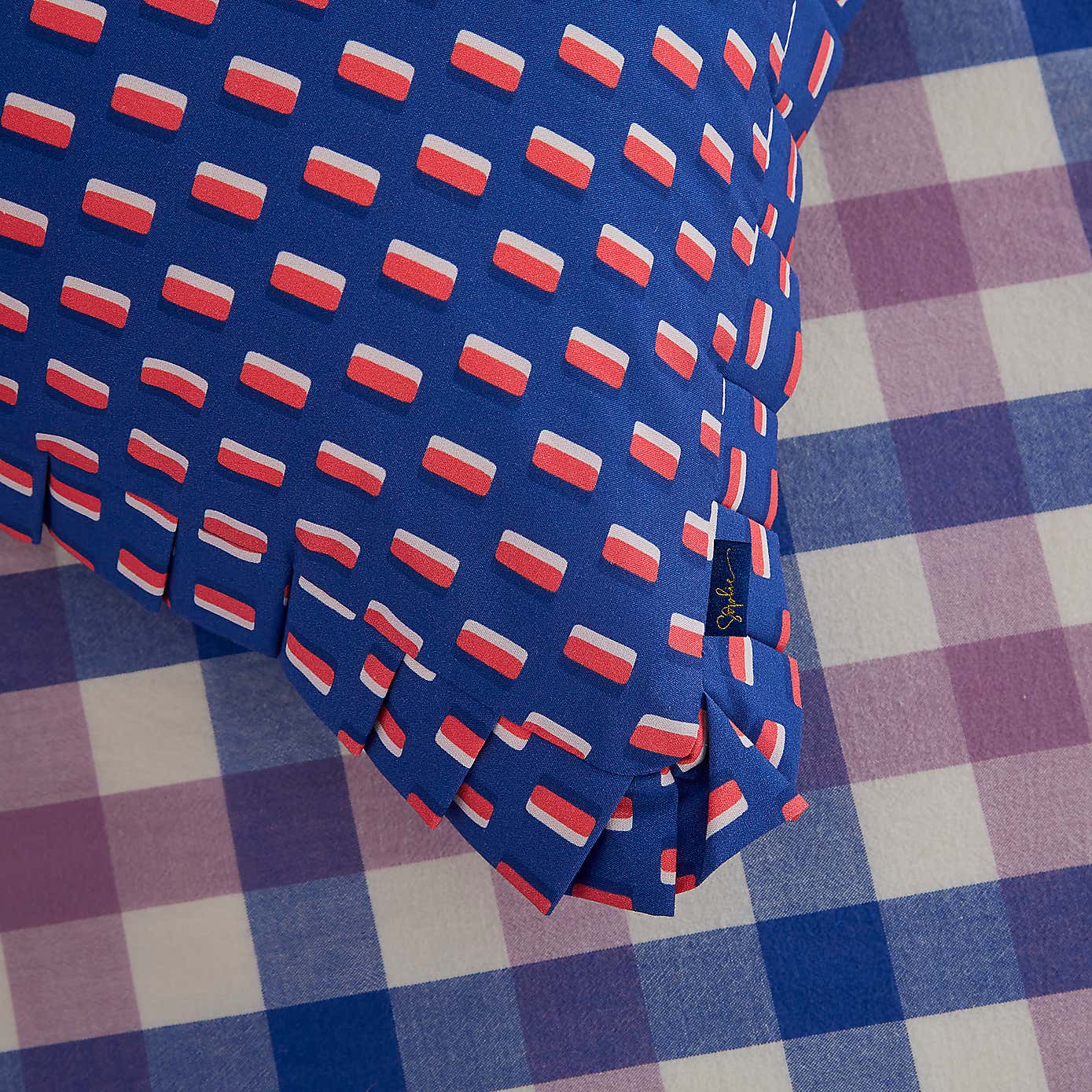 Sophie Robinson Dash Dot 100% Cotton Standard Pillowcase Pair