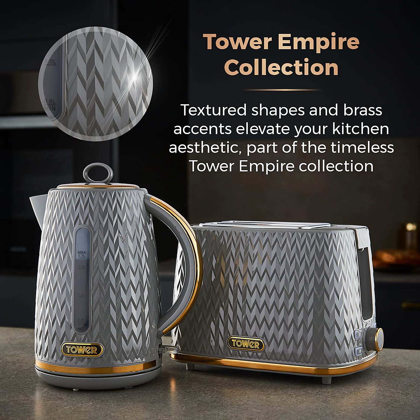TOWER Empire 1.7L Kettle