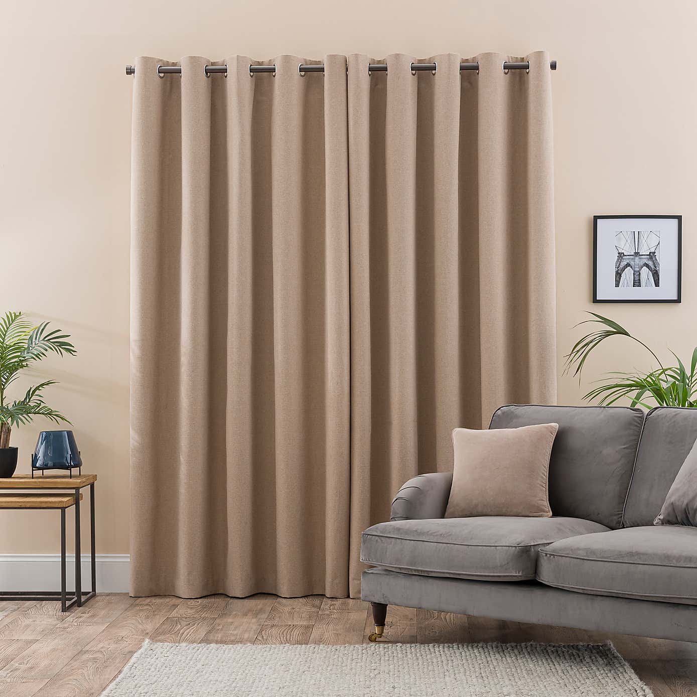 Zodiac Blackout Eyelet Curtains