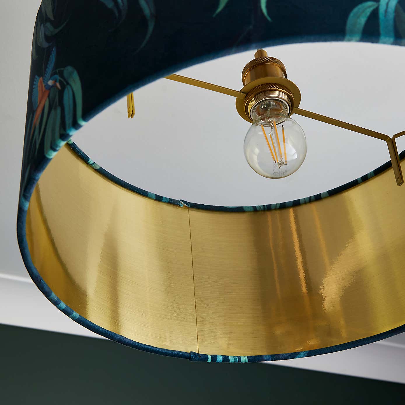 Kingfisher Drum Lamp Shade