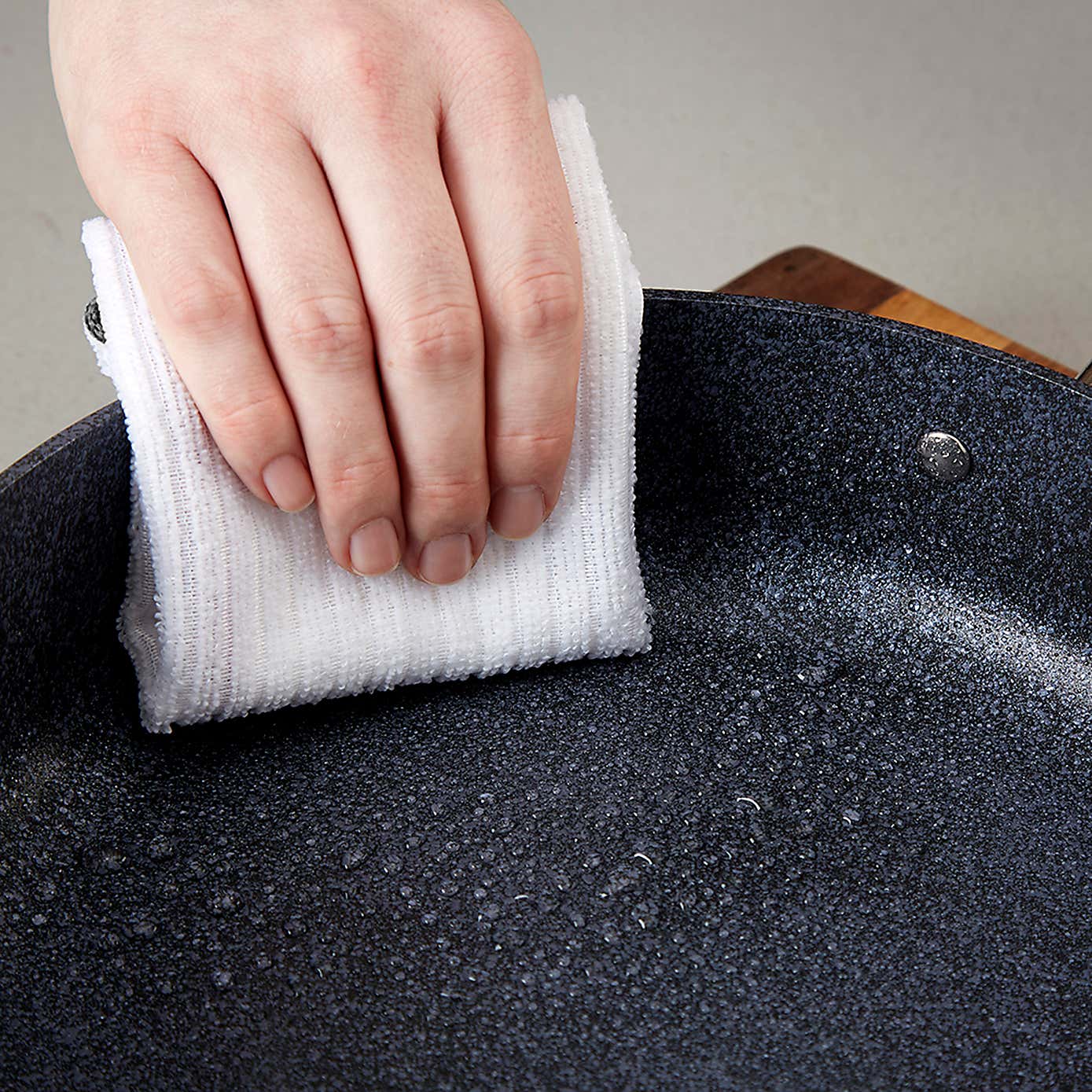 TruStone Non-Stick Aluminium Violet Black Frying Pan, 20cm